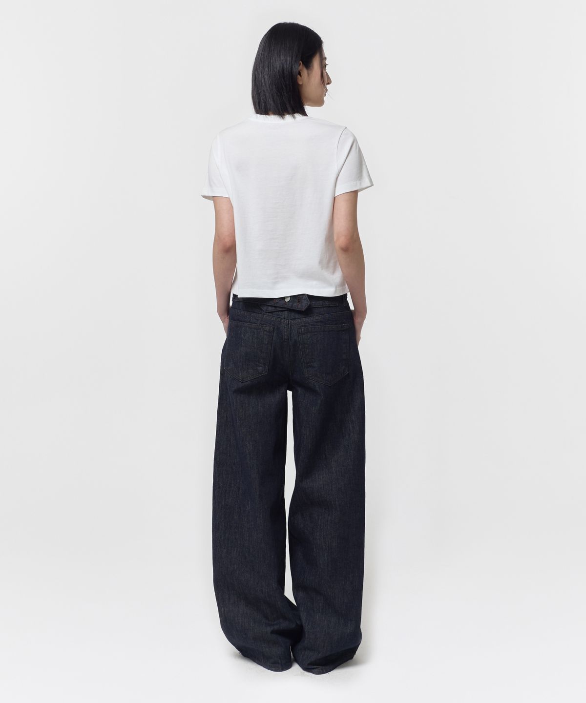 지비에이치 어패럴(GBH APPAREL) WIDE CINCH-BACK JEAN / INDIGO