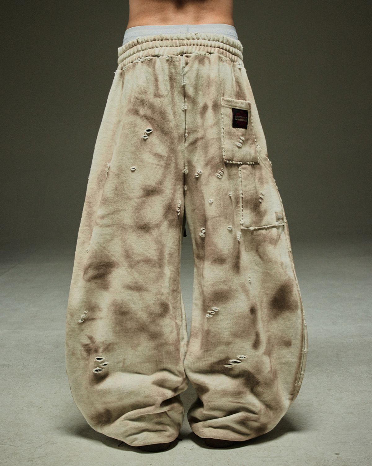뭉(MWOONG) Destroyed P mud brown B
