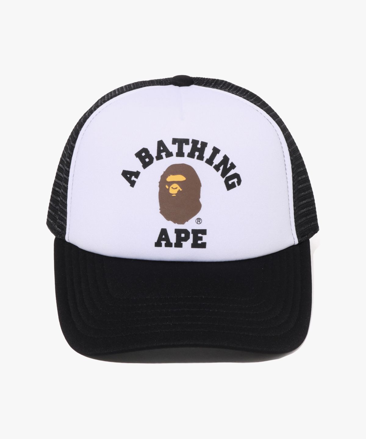 베이프(BAPE) 콜리지 메쉬 캡 BLACK