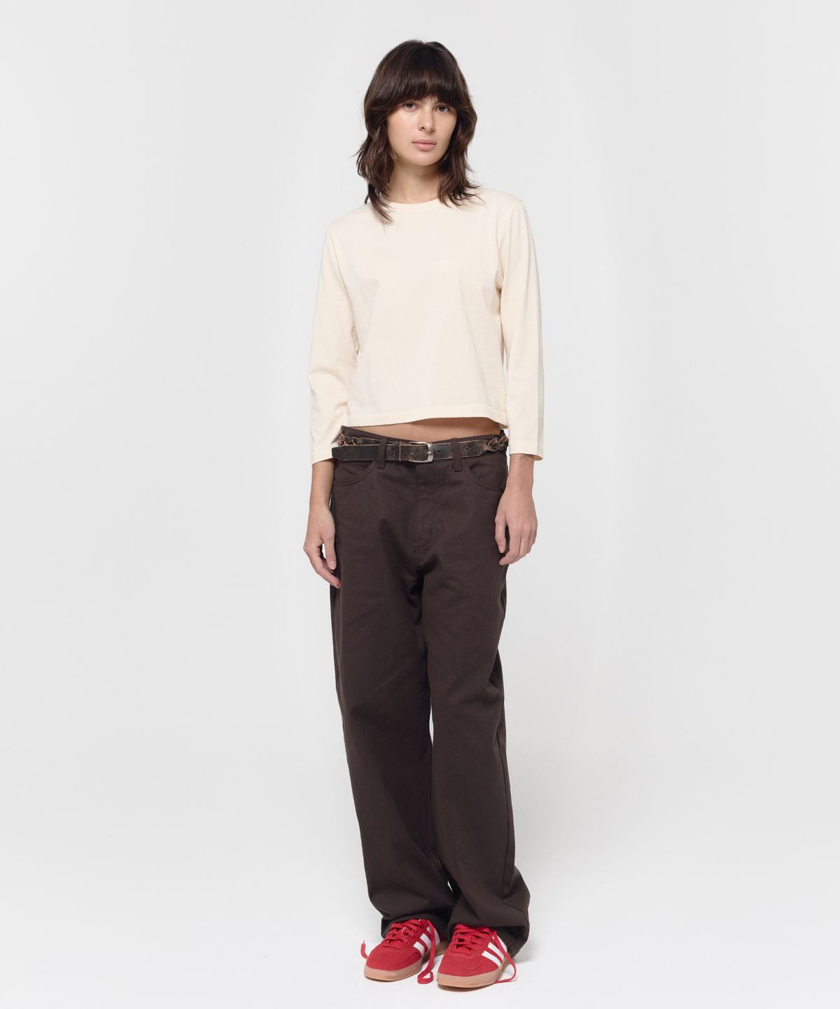 지비에이치 어패럴(GBH APPAREL) 8 SINGLE STITCH TOP / CREAM