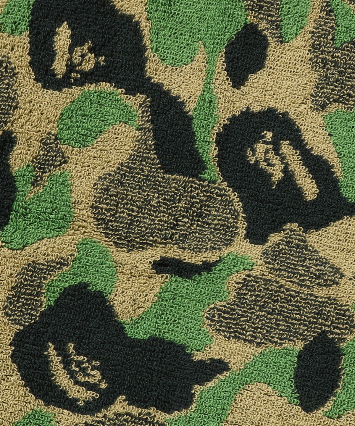 베이프(BAPE) ABC 카모 콤팩트 배스 타월 GREEN