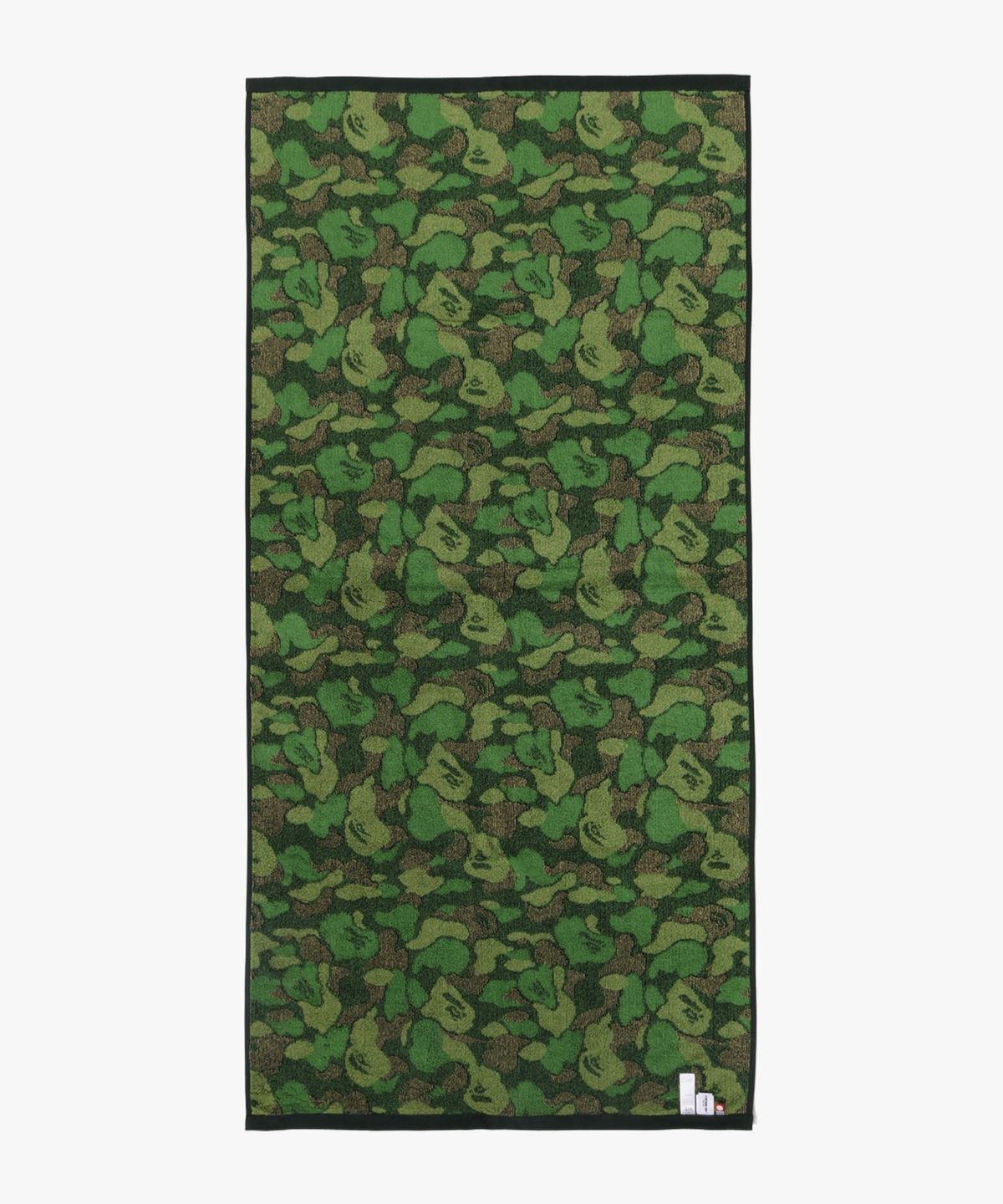 베이프(BAPE) ABC 카모 배스 타월 GREEN