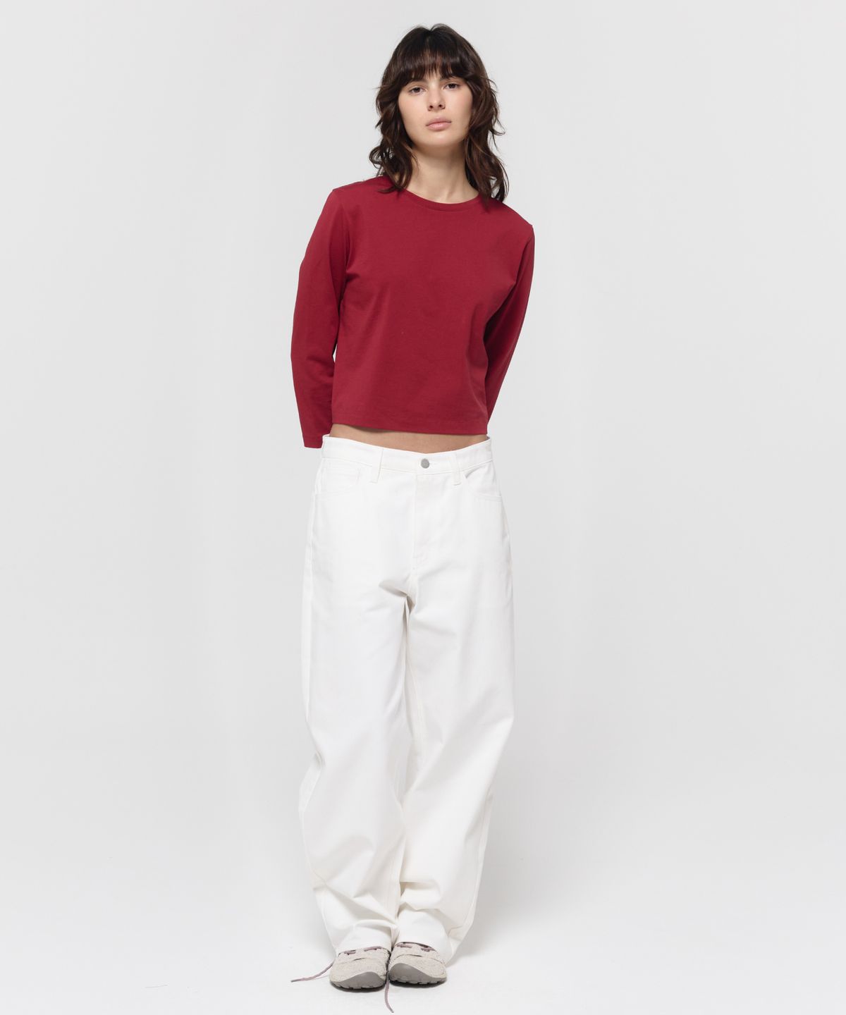 지비에이치 어패럴(GBH APPAREL) 8 SINGLE STITCH TOP / WINE