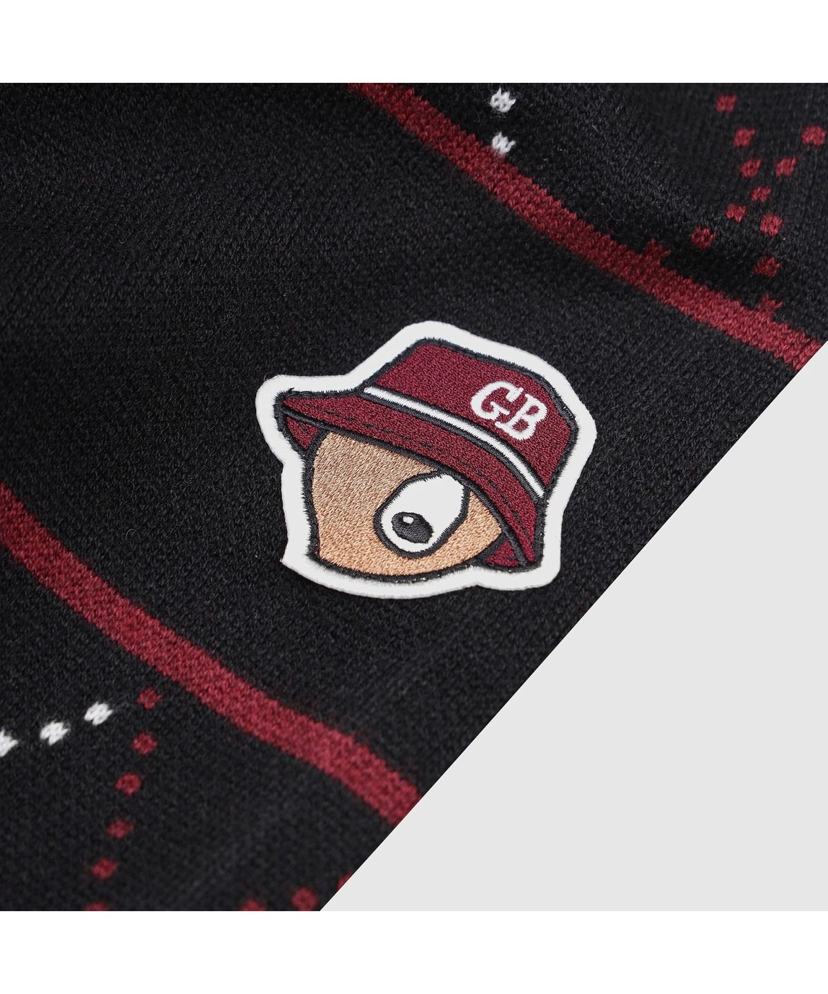 골든베어(GOLDEN BEAR) (남성) Argyle Crewneck Sweater G4WAW26001BKX