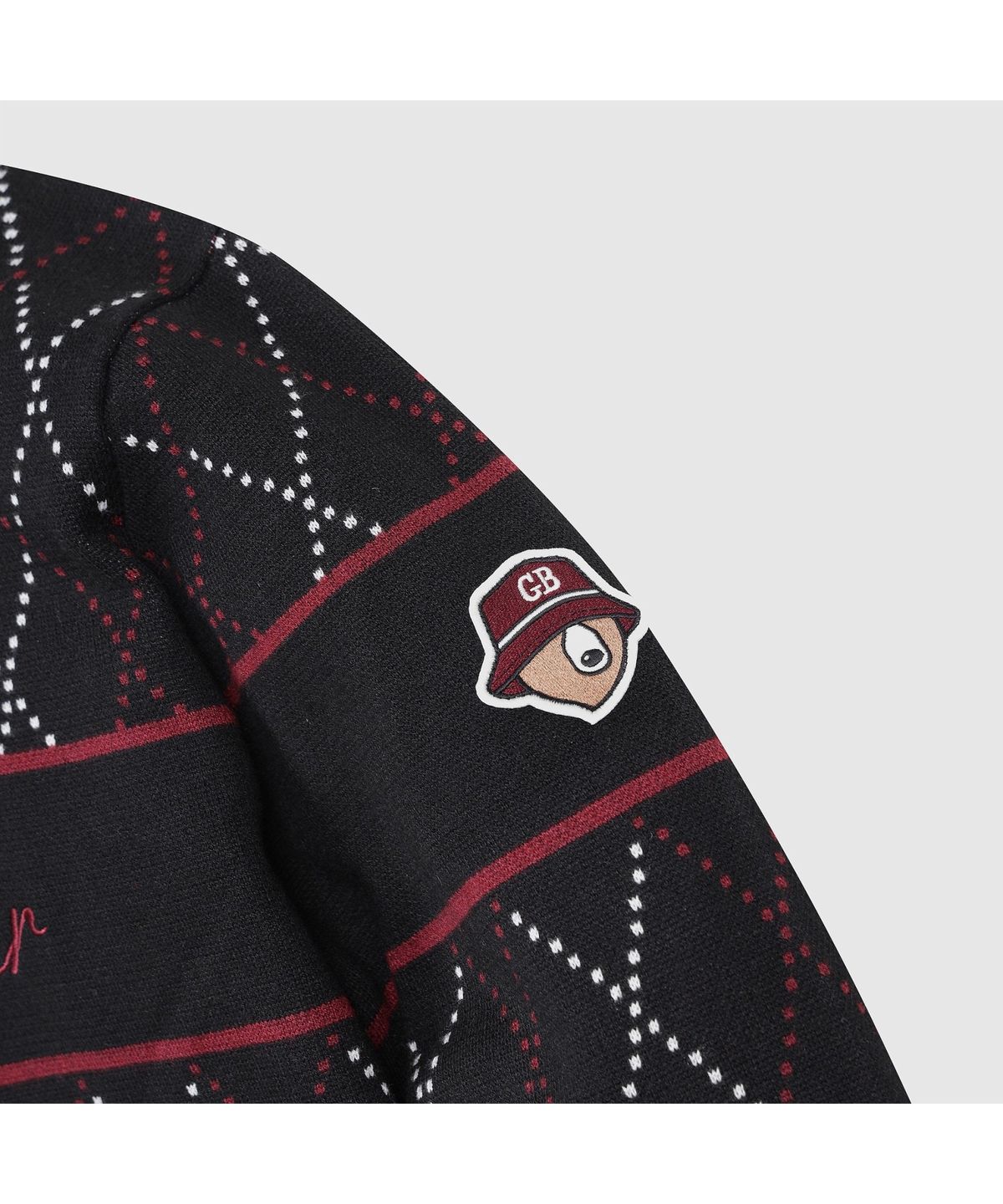 골든베어(GOLDEN BEAR) (남성) Argyle Crewneck Sweater G4WAW26001BKX