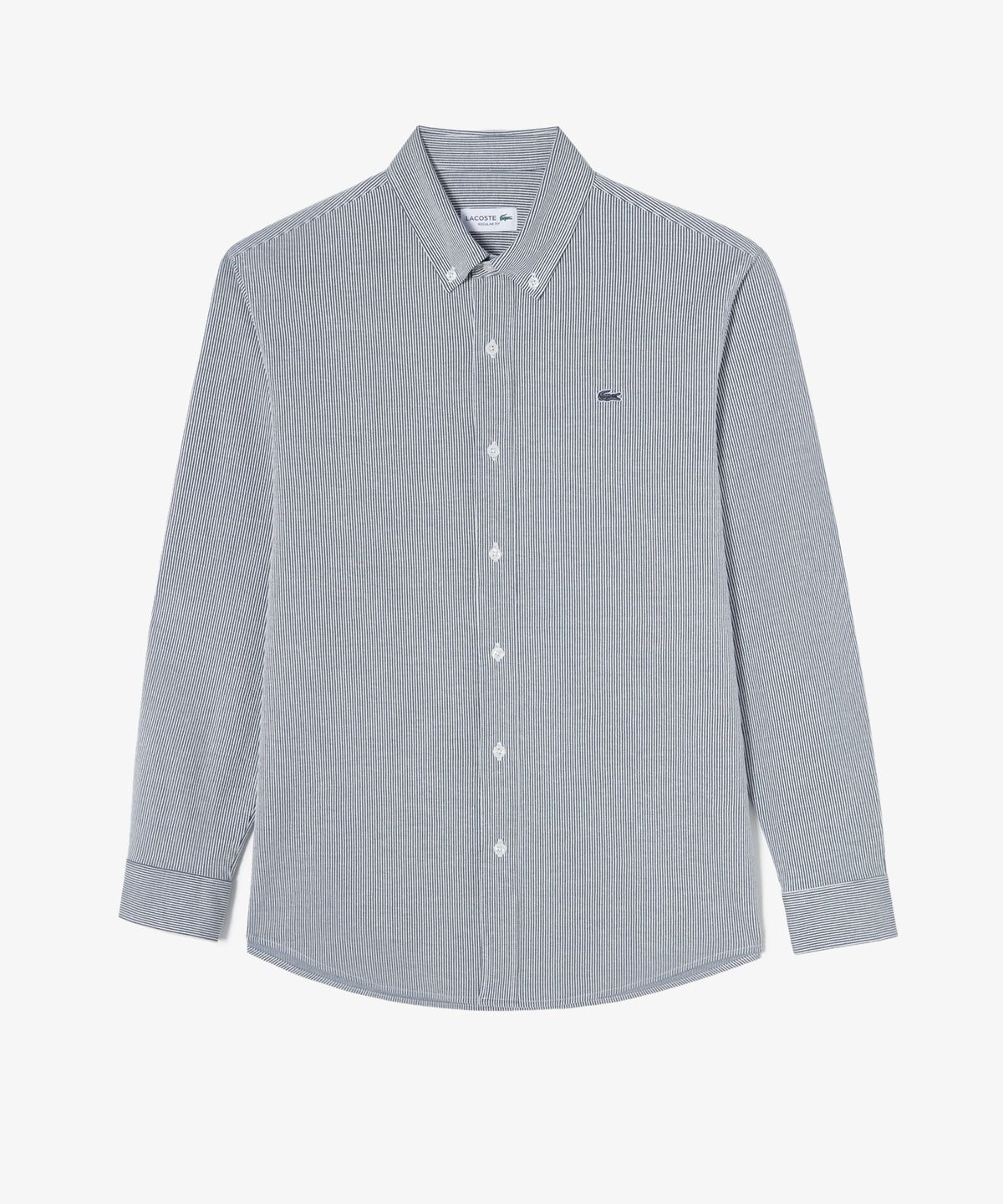 라코스테(LACOSTE) 남성 텍스처 저지 스트라이프 셔츠 CH542E-56N 7EZ