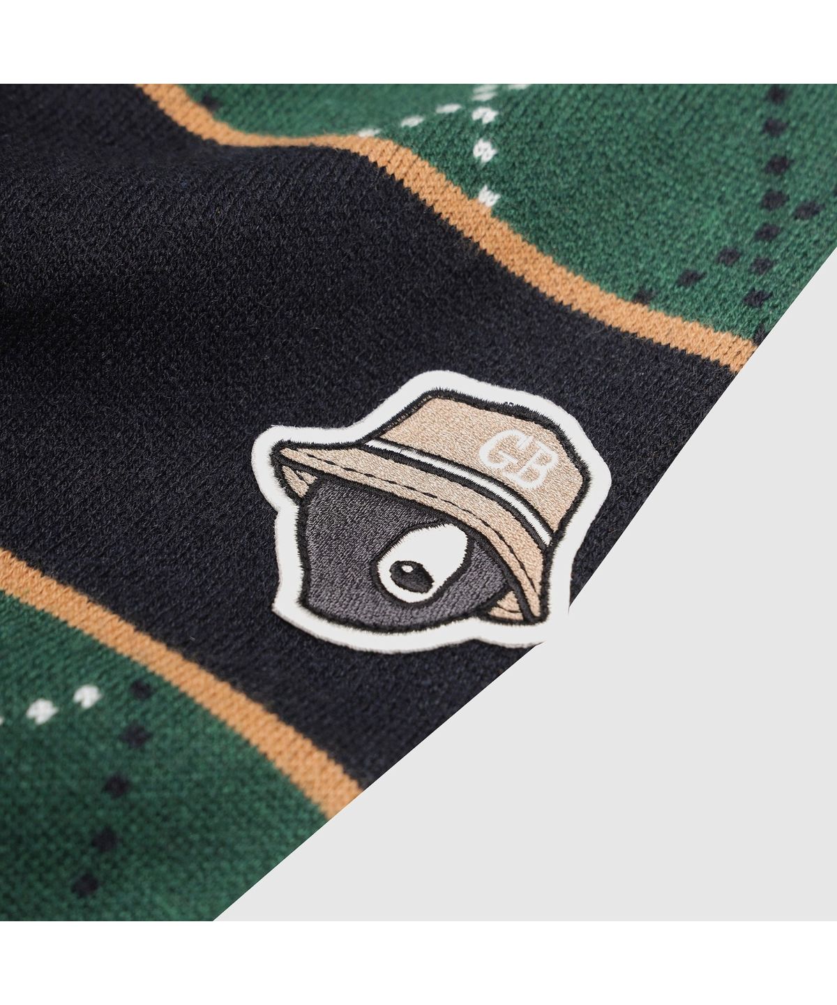 골든베어(GOLDEN BEAR) (남성) Argyle Crewneck Sweater G4WAW26001GRX