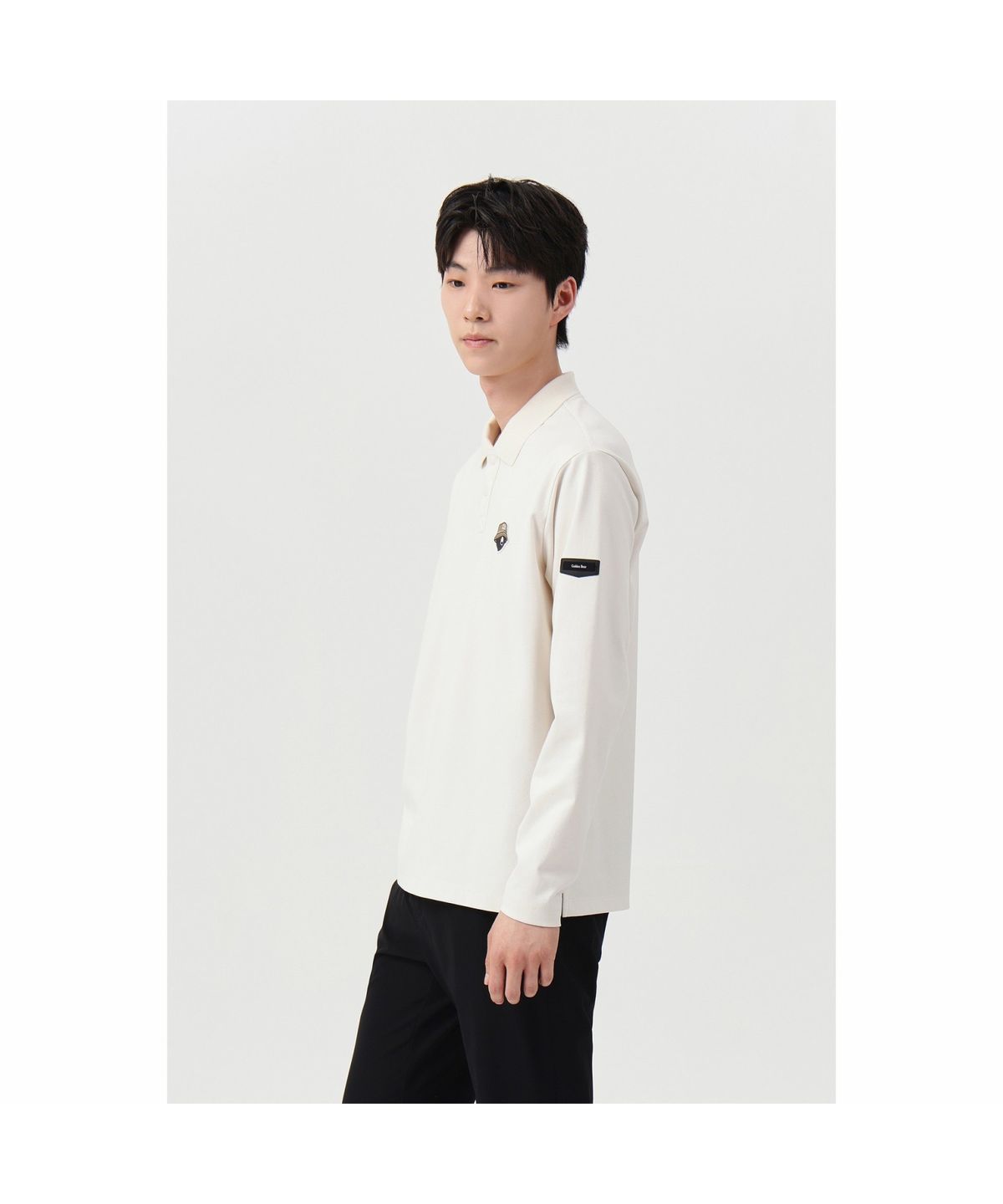 골든베어(GOLDEN BEAR) (공용) Polo Collar Essential LS T-shirt G4TAW26001BEX