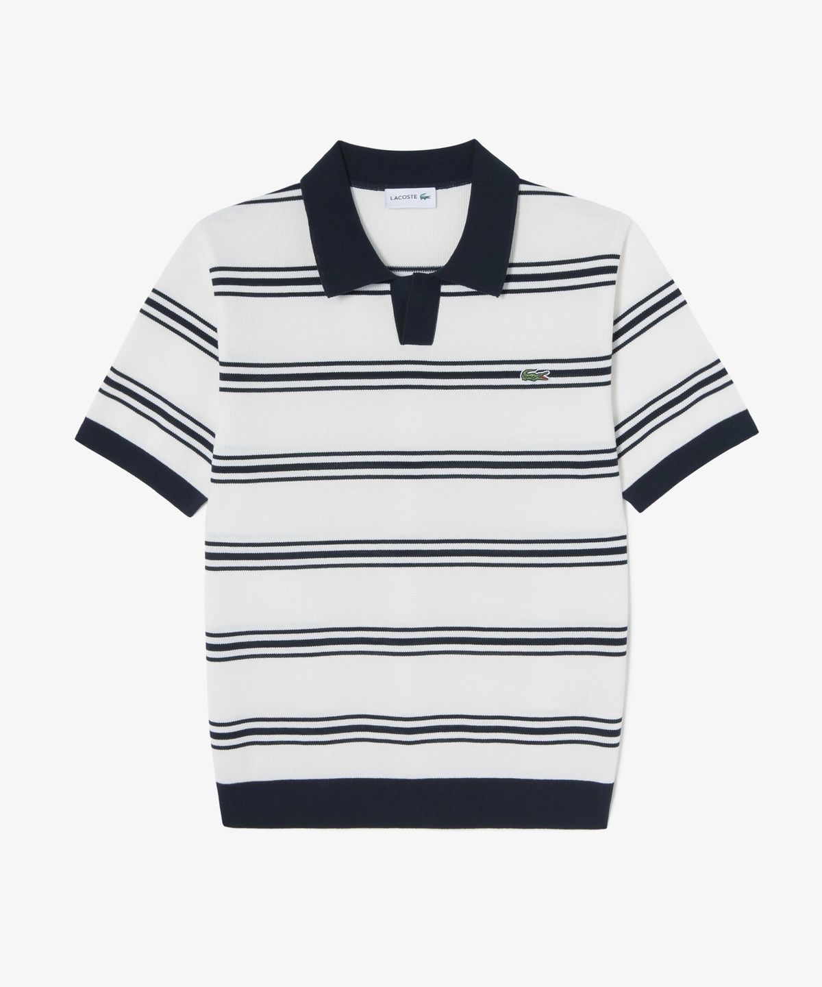 라코스테(LACOSTE) 남성 멀티 스트라이프 반팔 스웨터 폴로 셔츠 PH288E-56N 166