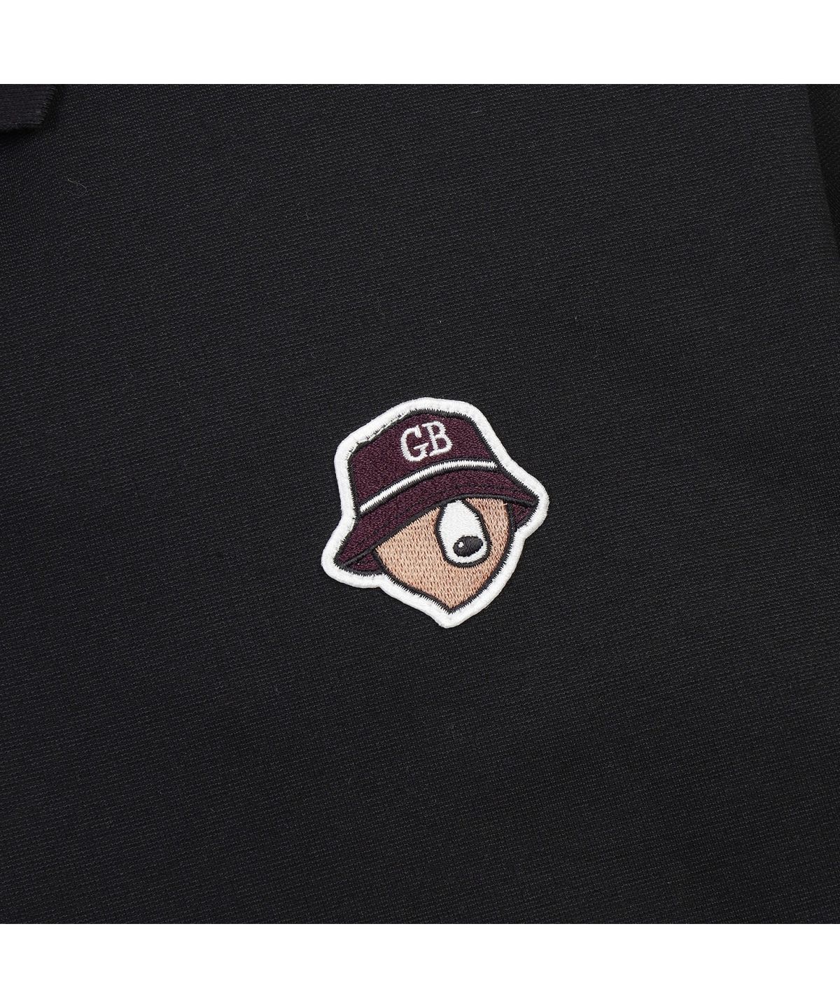 골든베어(GOLDEN BEAR) (공용) Polo Collar Essential LS T-shirt G4TAW26001BKX