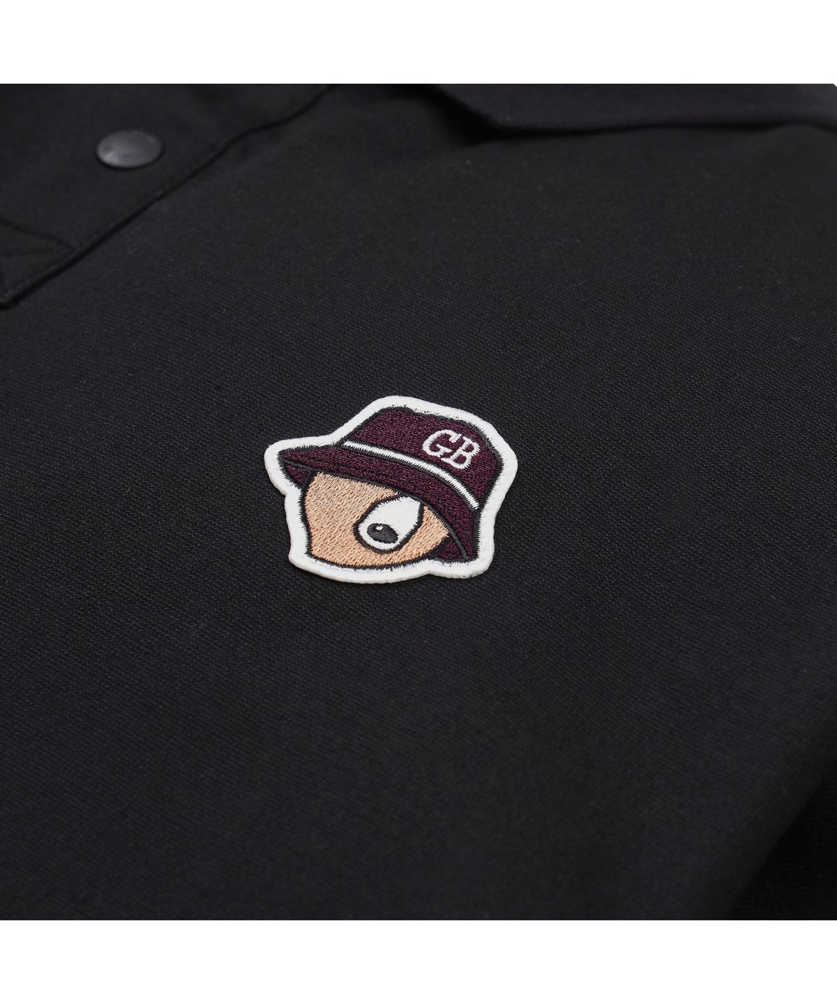 골든베어(GOLDEN BEAR) (공용) Polo Collar Essential LS T-shirt G4TAW26001BKX