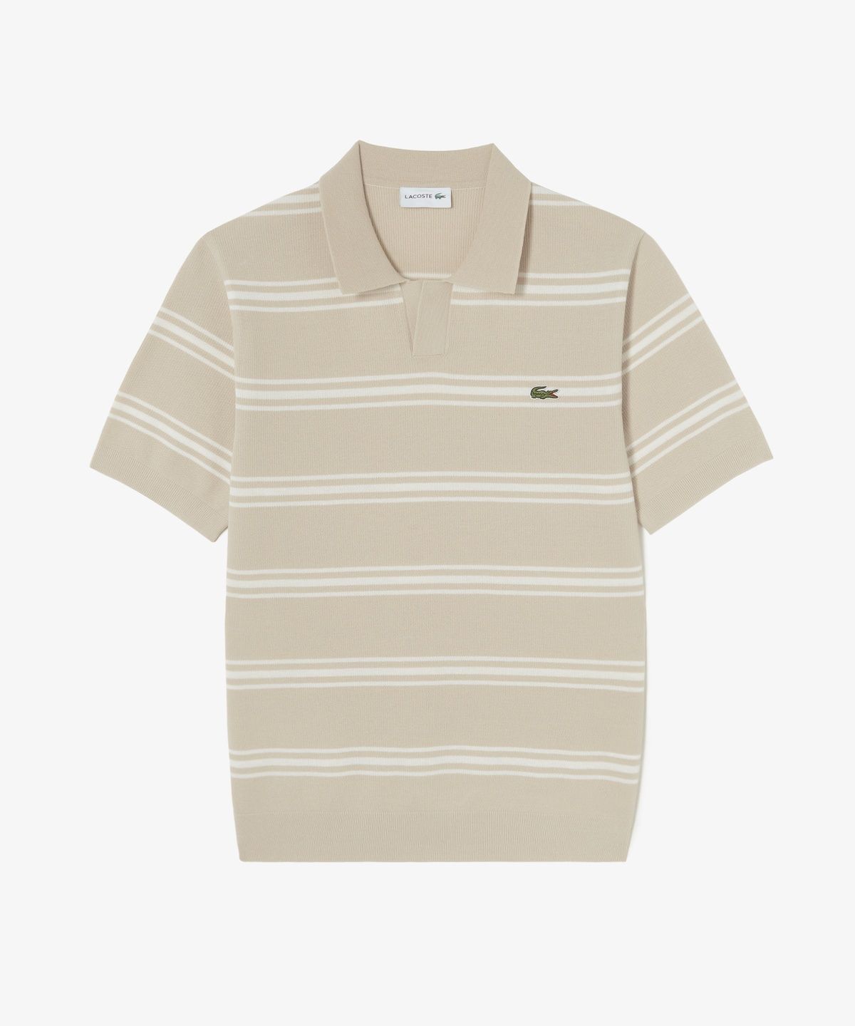 라코스테(LACOSTE) 남성 멀티 스트라이프 반팔 스웨터 폴로 셔츠 PH288E-56N I18