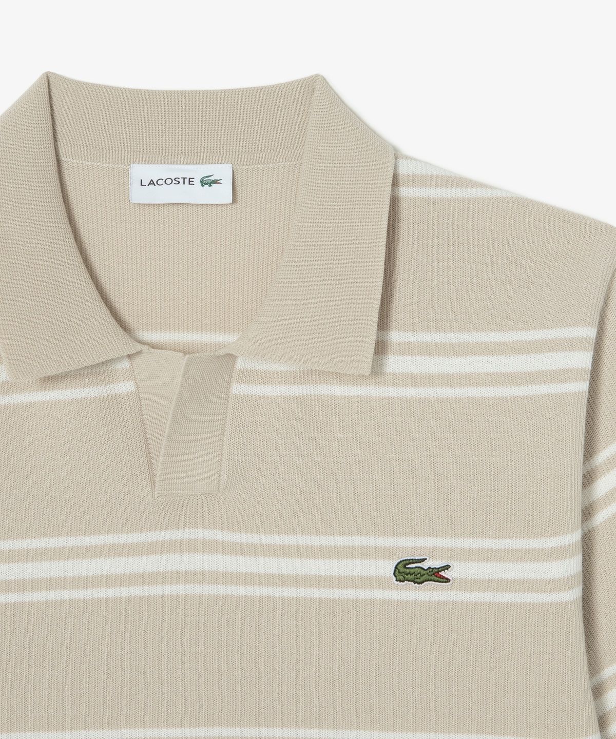 라코스테(LACOSTE) 남성 멀티 스트라이프 반팔 스웨터 폴로 셔츠 PH288E-56N I18