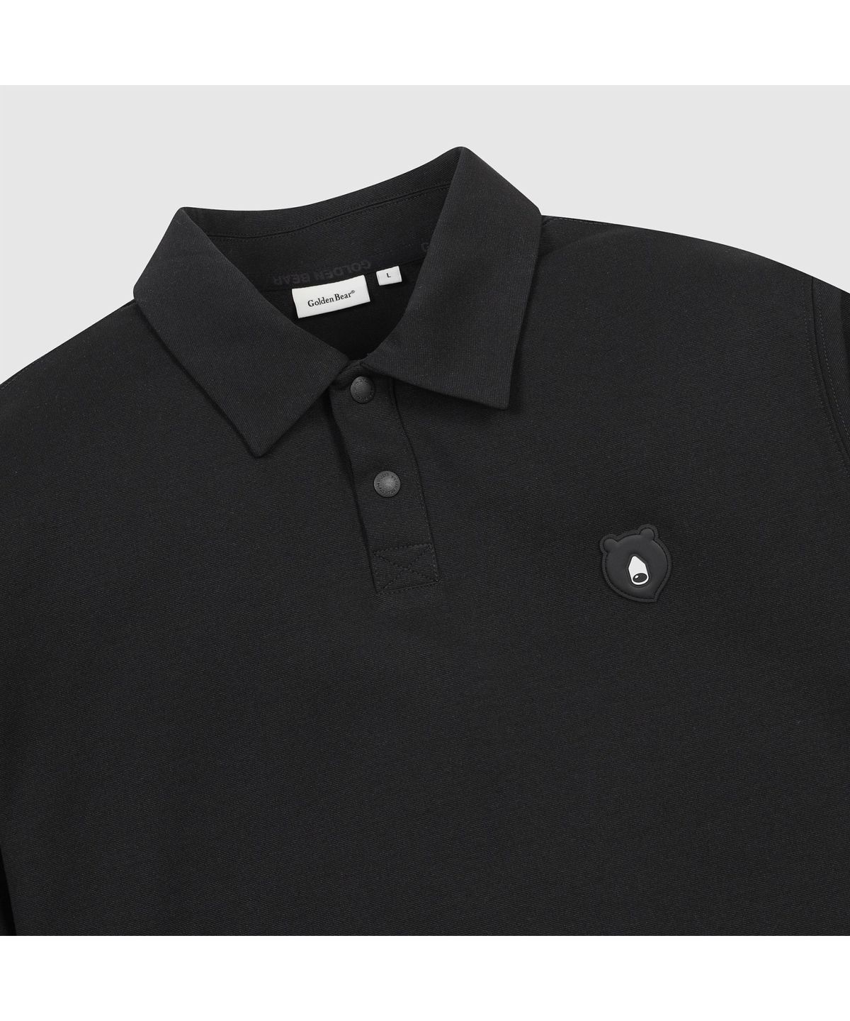 골든베어(GOLDEN BEAR) (공용) Essential Polo Collar LS T-shirt G4TAW26005BKX