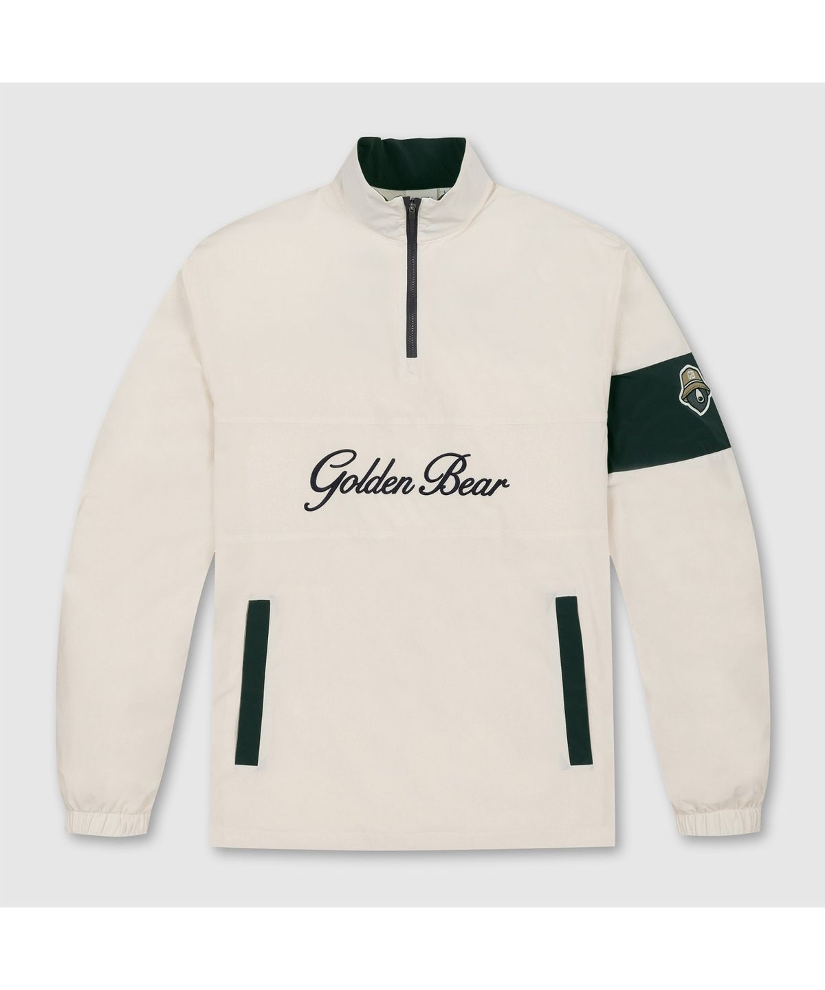 골든베어(GOLDEN BEAR) (남성) Woven Lined Half-Zip Pullover G4TAW26007IVX