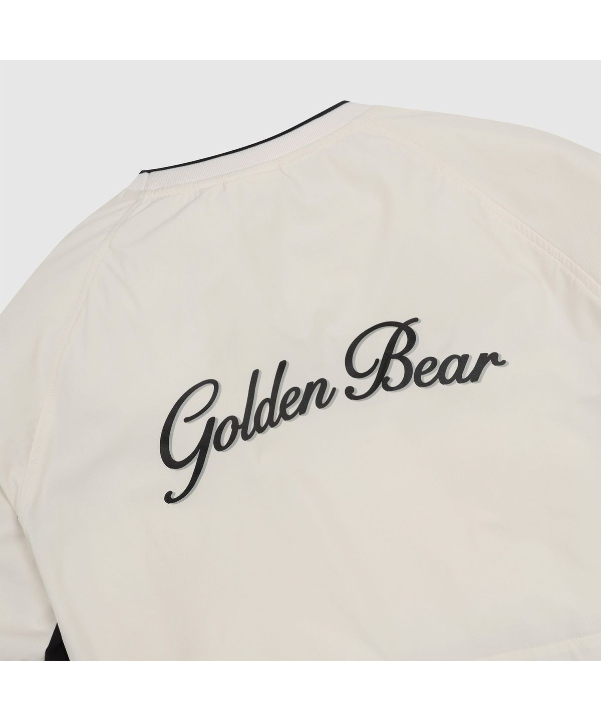 골든베어(GOLDEN BEAR) (남성) Crewneck Mesh Lined Woven Pullover G4TAW26006IVX
