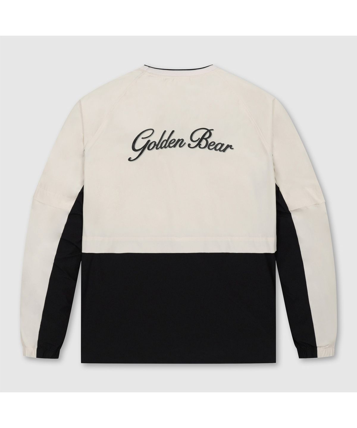 골든베어(GOLDEN BEAR) (남성) Crewneck Mesh Lined Woven Pullover G4TAW26006IVX