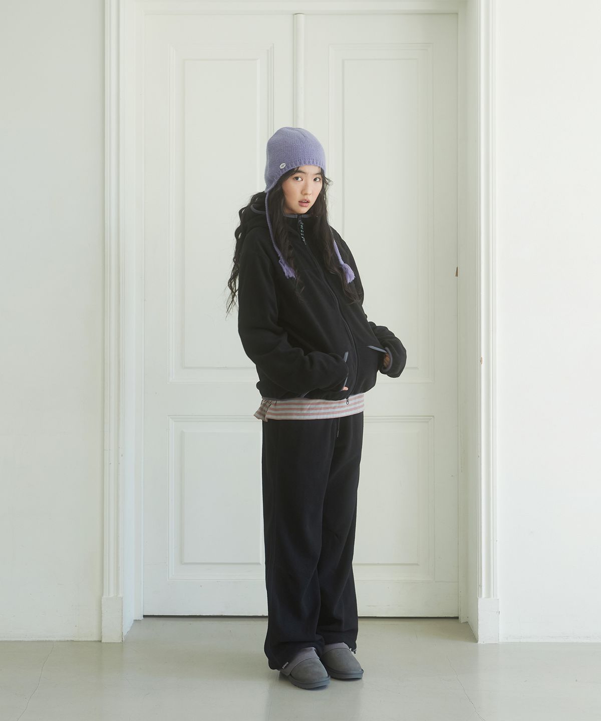 데프가먼츠(DEFGARMENTS) KNIT EARMUFF BEANIE [4COLOR]