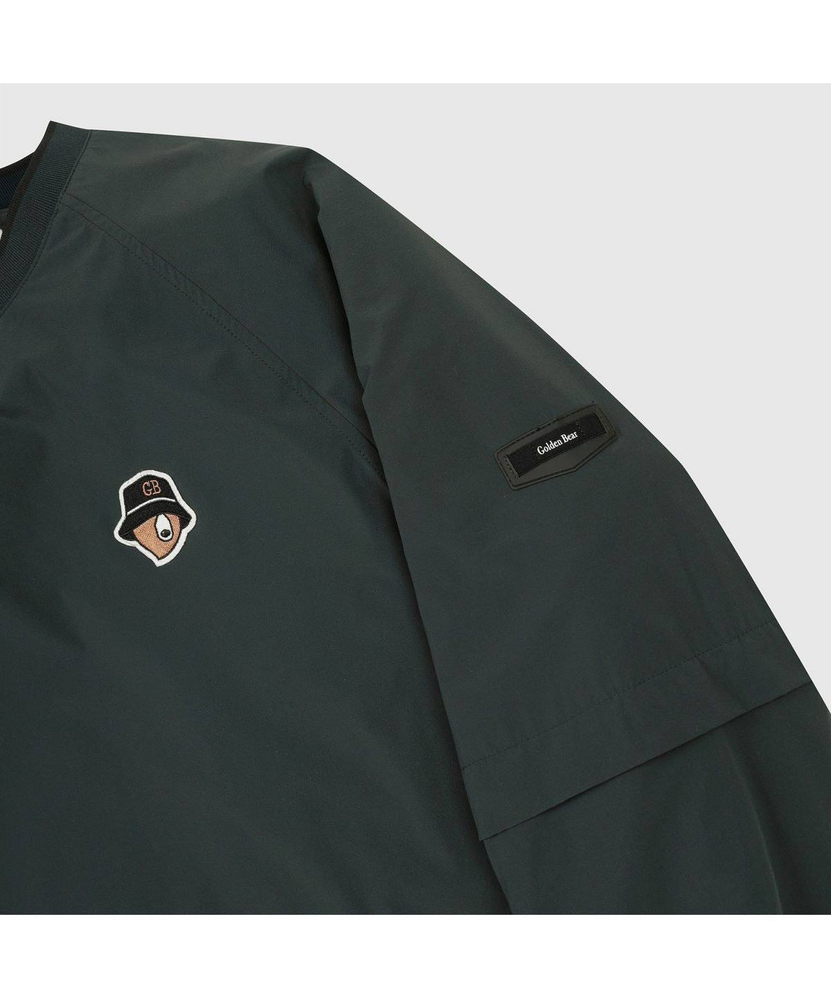 골든베어(GOLDEN BEAR) (남성) Crewneck Mesh Lined Woven Pullover G4TAW26006GRX