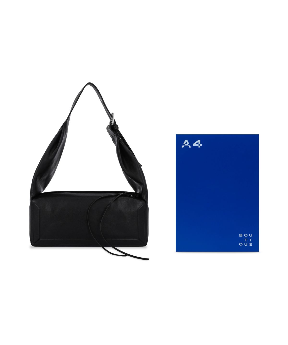 메종 마르지엘라(MAISON MARGIELA) 박스 백 이스트 웨스트 미디움 숄더백 - 블랙 / SB1ZH0009P8982T8013