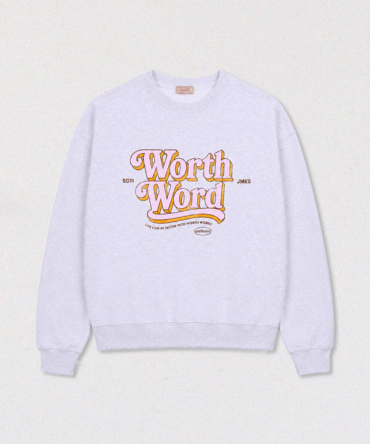 워스워드(WORTHWORD) With WW 스웻셔츠