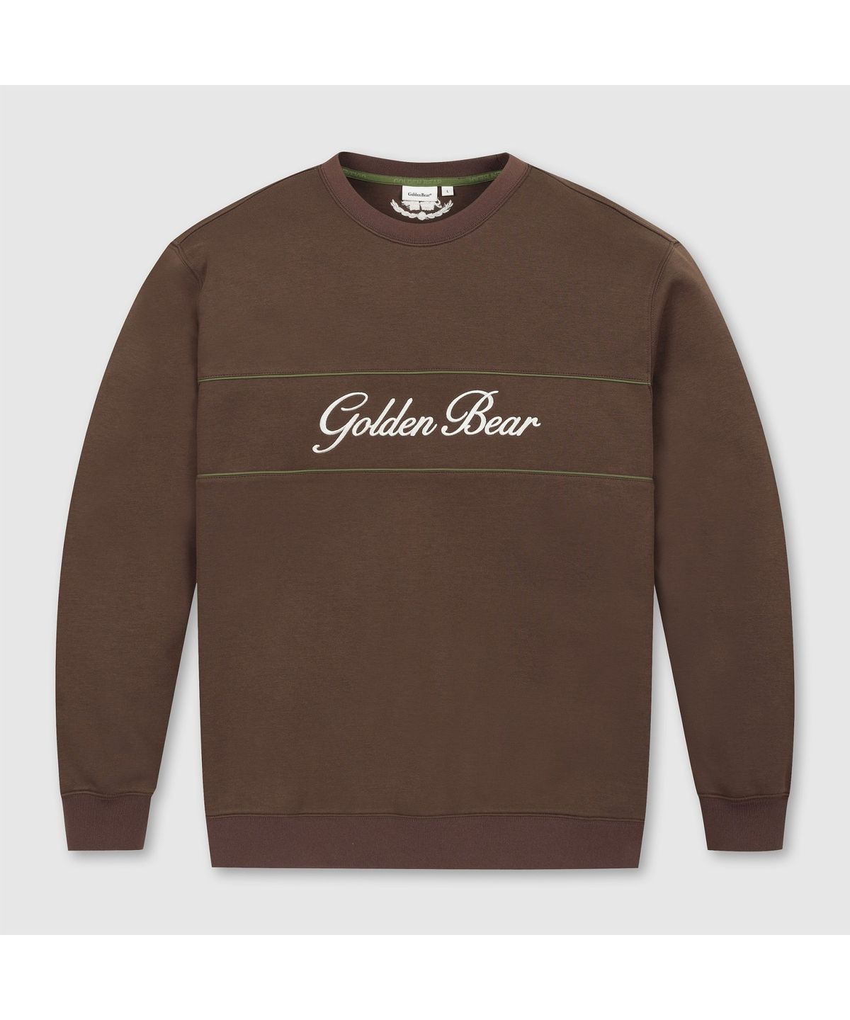 골든베어(GOLDEN BEAR) (남성) Double-faced Crewneck Pullover G4TAW26004BRX