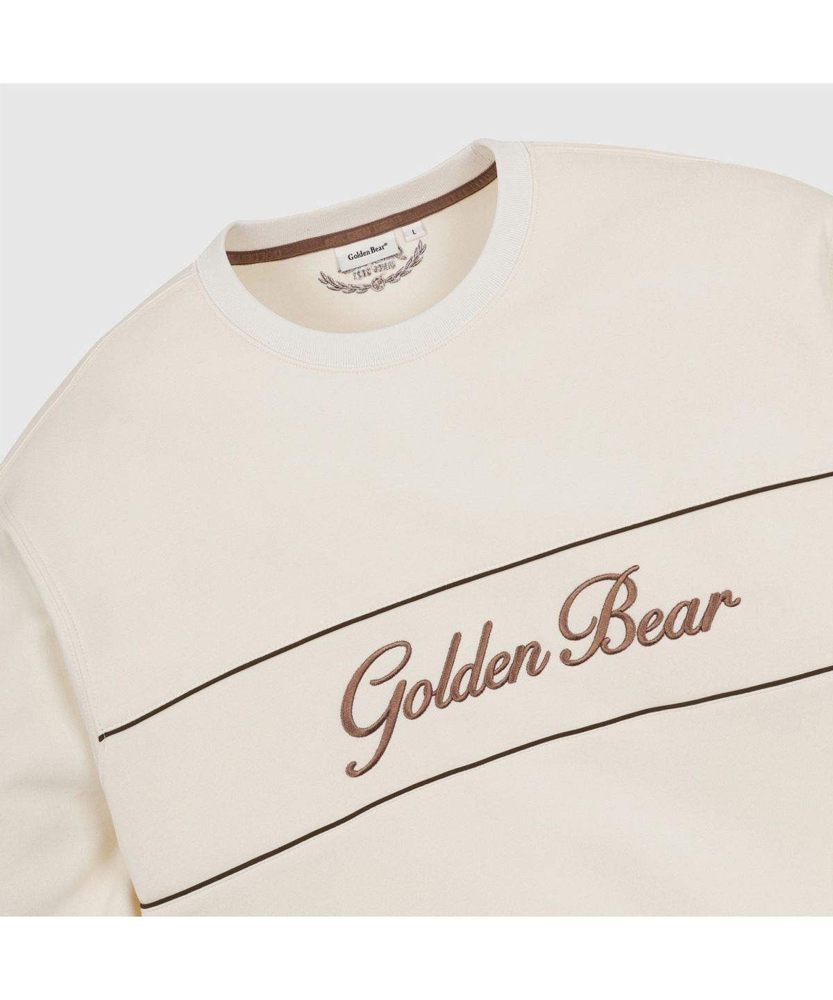 골든베어(GOLDEN BEAR) (남성) Double-faced Crewneck Pullover G4TAW26004IVX