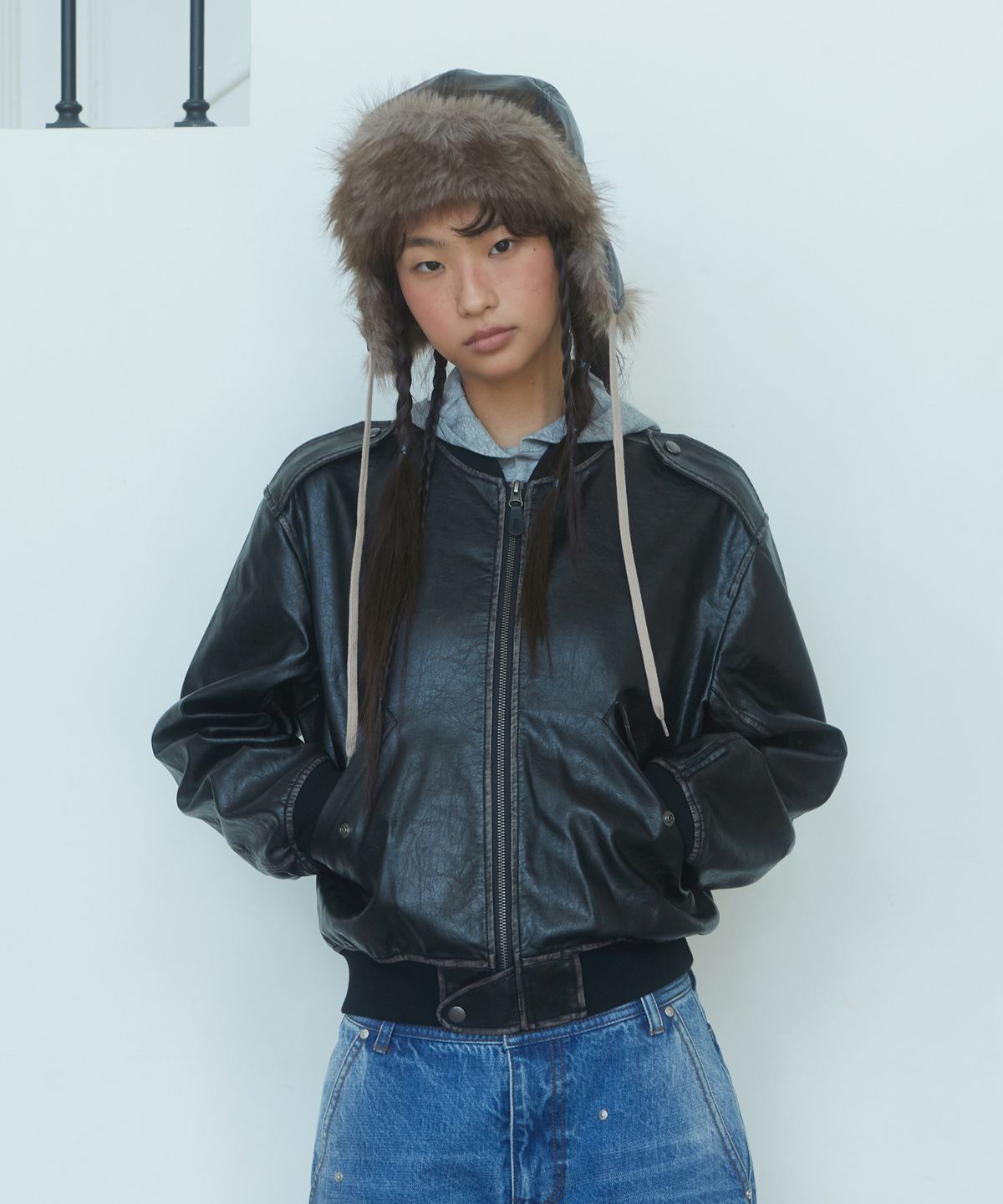 데프가먼츠(DEFGARMENTS) FLIGHT EARMUFF CAP [2COLOR]