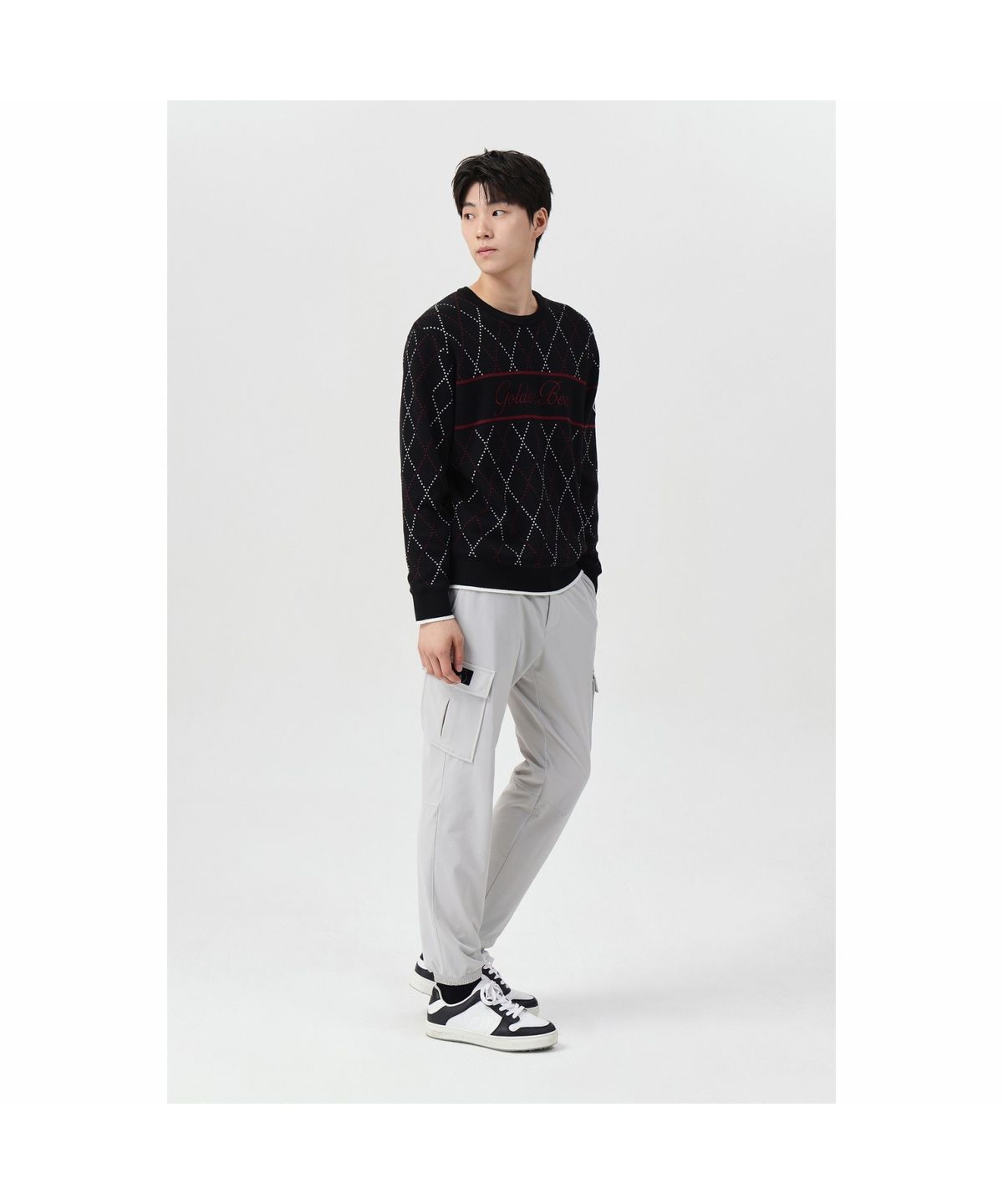 골든베어(GOLDEN BEAR) (남성) Essential Cargo Jogger Pants G4PAW26001GYX