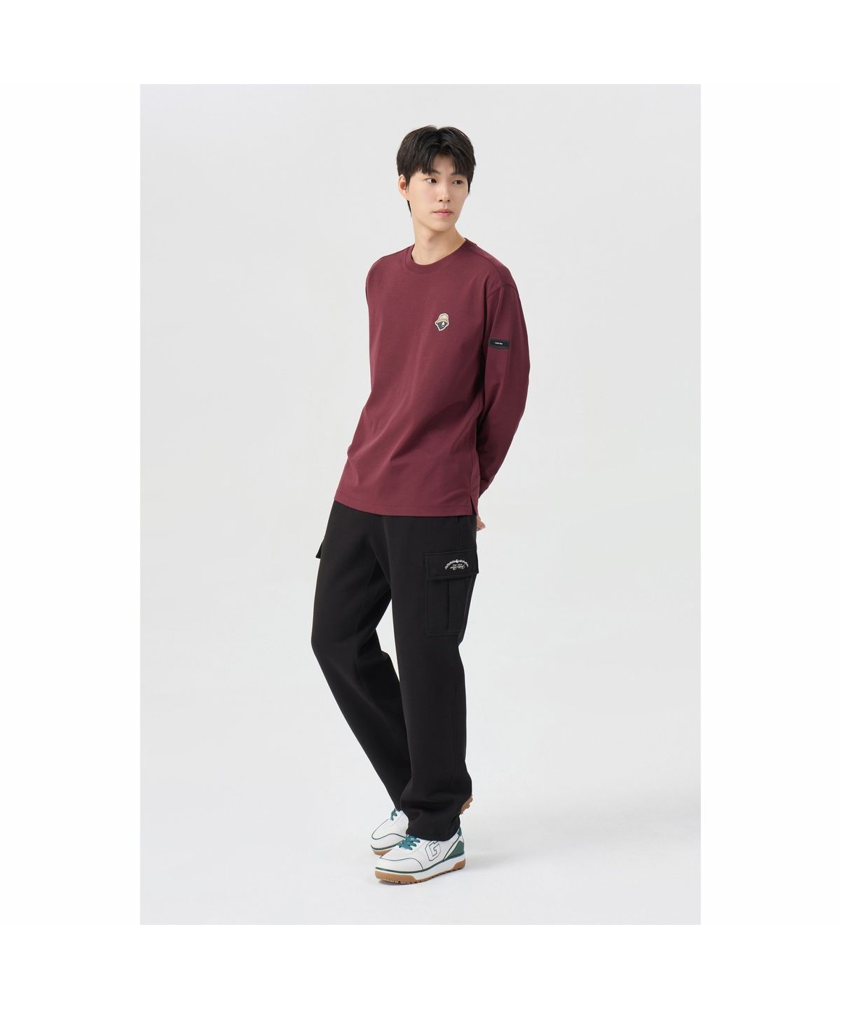 골든베어(GOLDEN BEAR) (남성) Warm-Up Cargo Pants G4PAW26004BKX