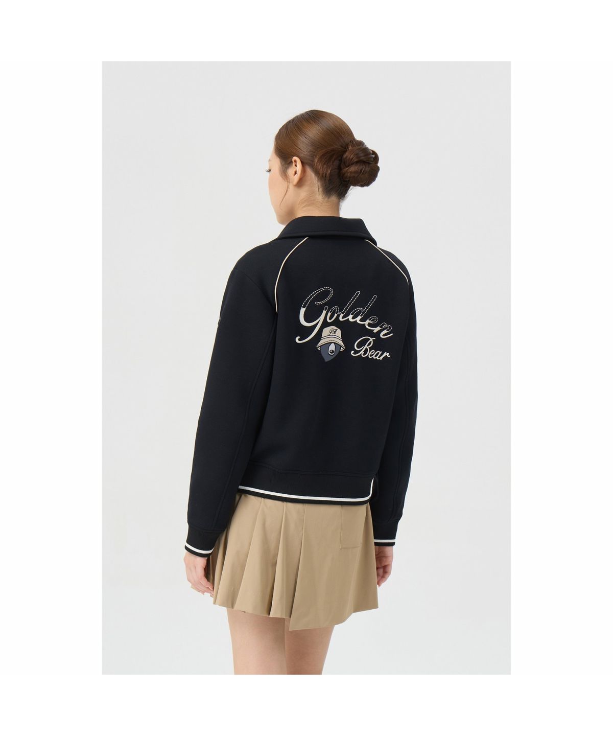 골든베어(GOLDEN BEAR) (여성) Jersey Graphic Jumper G5UAW26002BKX
