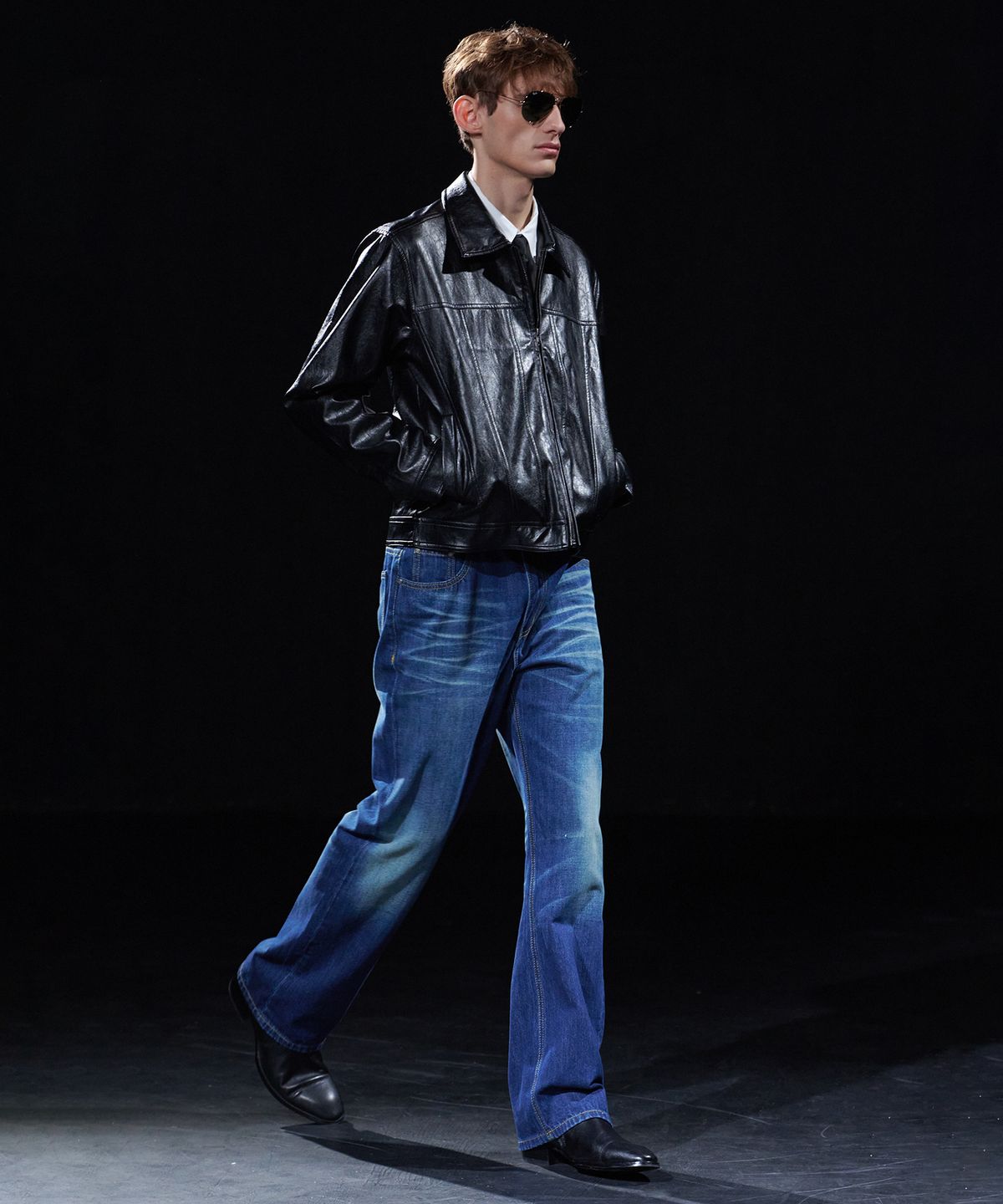 테이크이지(TAKEASY) [DMD] SHANE Straight Denim - Prussian Blue