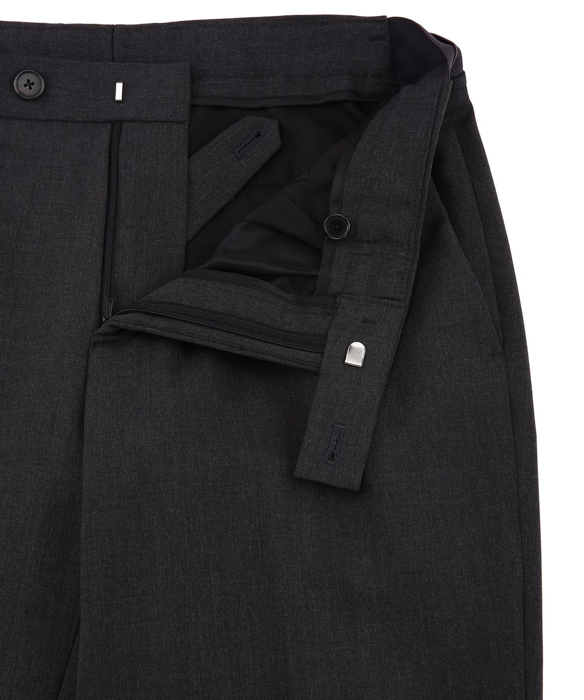 질스튜어트뉴욕 맨(JILLSTUART NEWYORK MEN) 베이직 울 셋업 팬츠 - 다크그레이 (JNPA6C081G3)