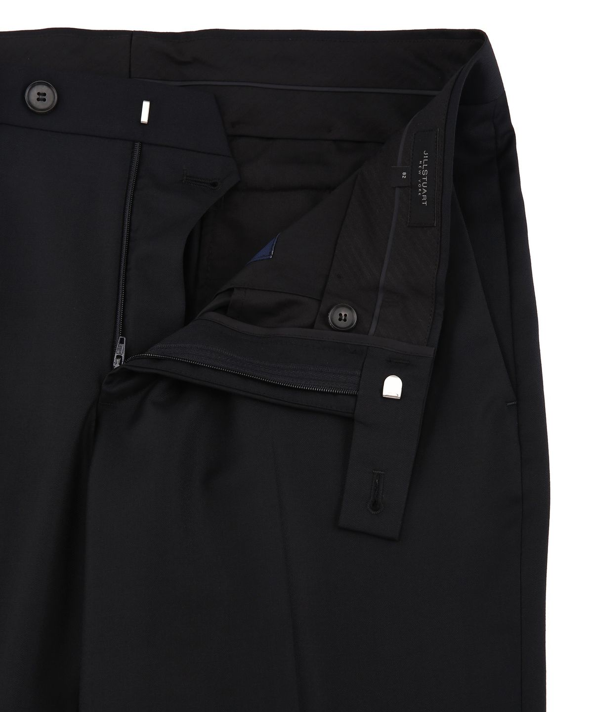 질스튜어트뉴욕 맨(JILLSTUART NEWYORK MEN) [ZEGNA] 솔리드 수트 팬츠 - 블랙 (JNPA6D501BK)