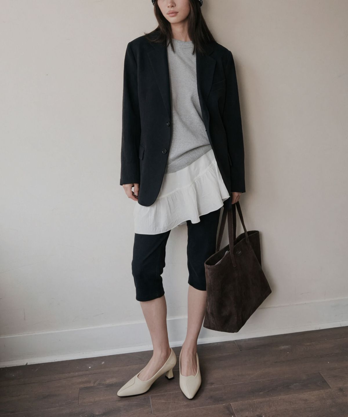 스퍼(SPUR) Rocsan line cut comfort pumps 미들 펌프스 힐 7cm -WA9020 (2color)