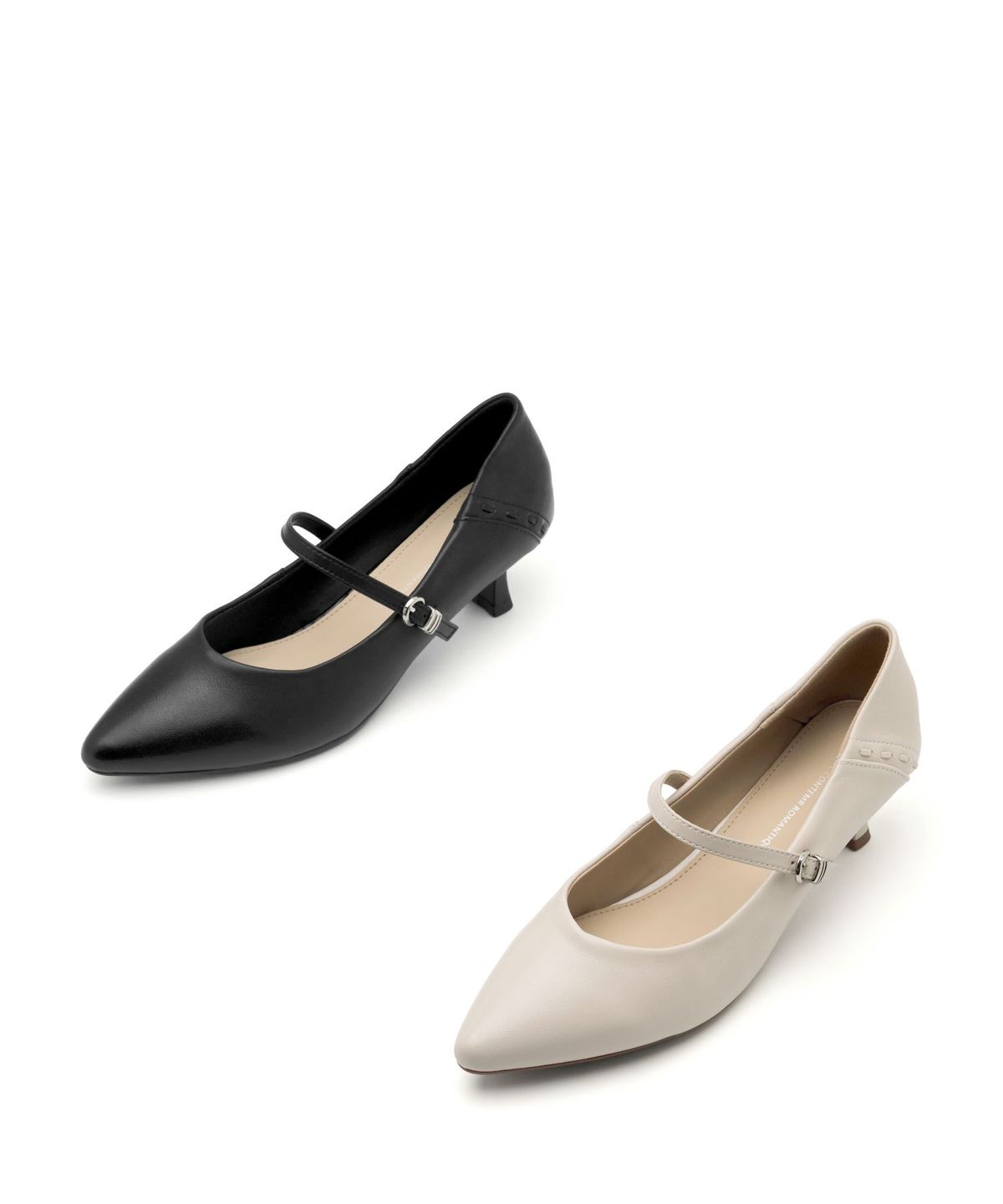 스퍼(SPUR) Cottet maryjane comfort pumps 포인티드토 메리제인 펌프스 힐 5cm -WA9024 (2color)