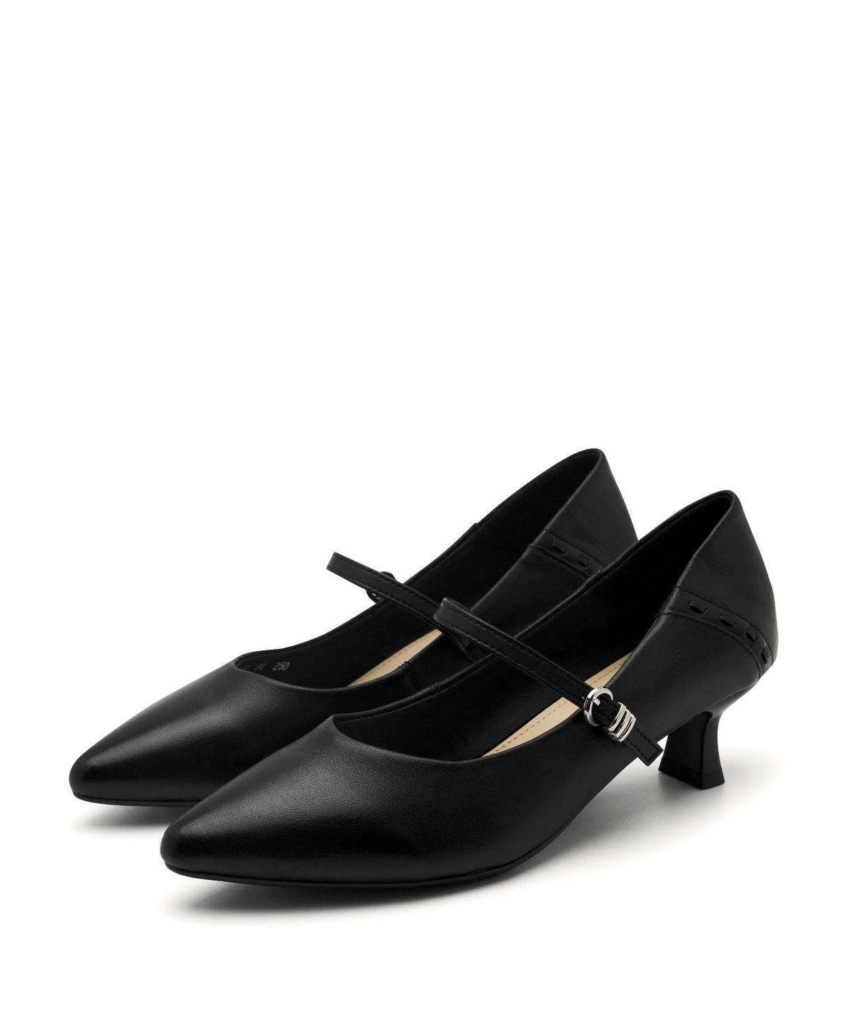 스퍼(SPUR) Cottet maryjane comfort pumps 포인티드토 메리제인 펌프스 힐 5cm -WA9024 (2color)