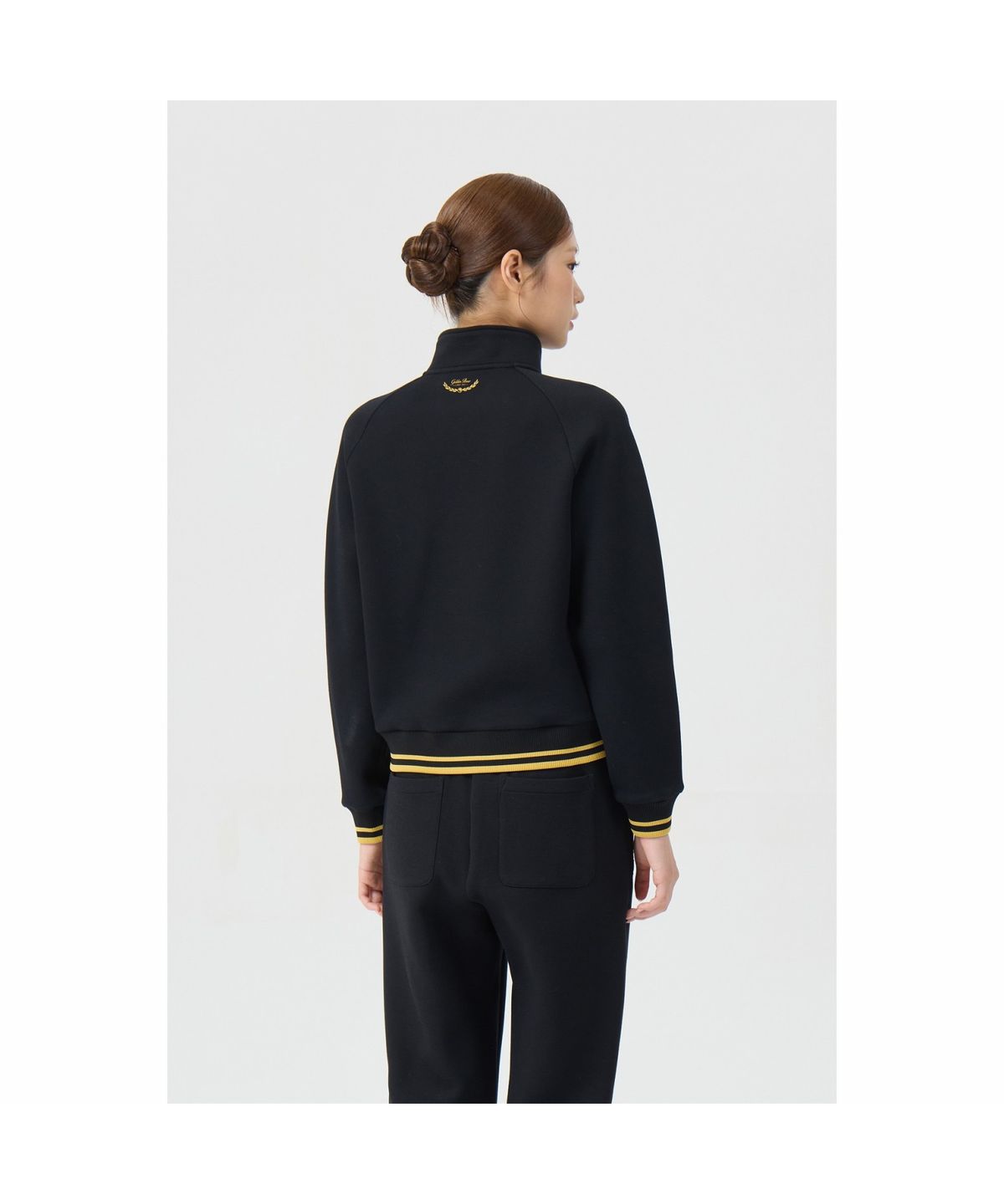골든베어(GOLDEN BEAR) (여성) Double-Faced Half-Zip Pullover (SET UP) G5TAW26005BKX