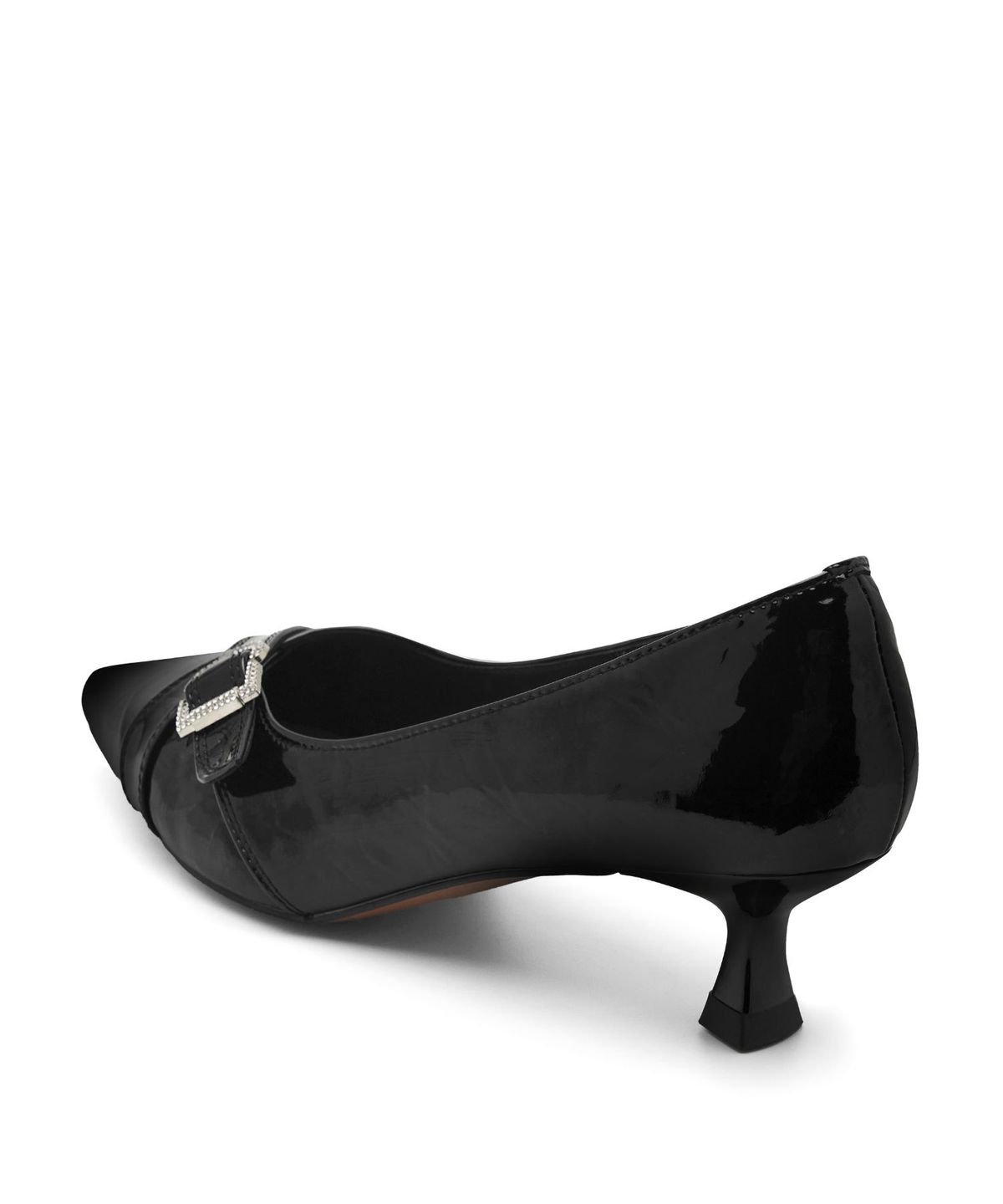 스퍼(SPUR) Rossan v-cut belted pumps 소가죽 포인티드토 에나멜 펌프스 힐 5.5cm -WA9014 (2color)