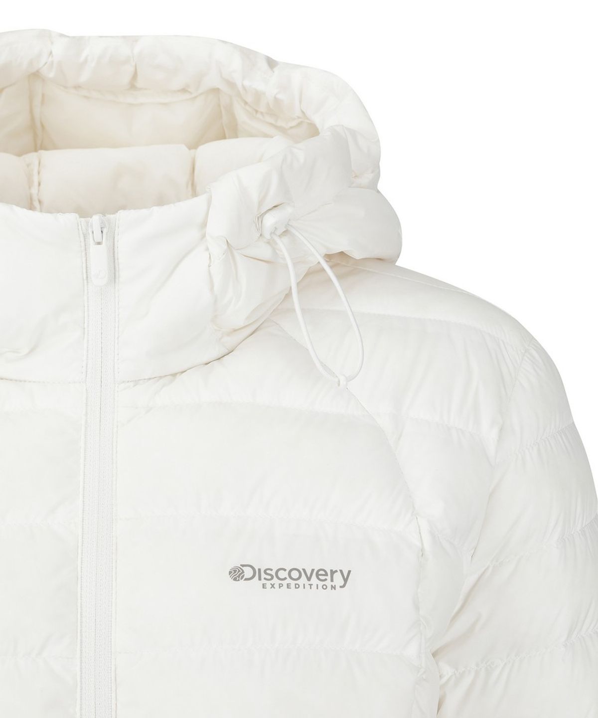 디스커버리 익스페디션(DISCOVERY EXPEDITION) 여성 애슬레져 슬림 다운 경량패딩 (CREAM)