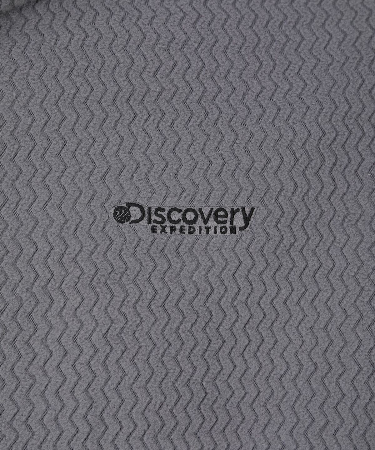 디스커버리 익스페디션(DISCOVERY EXPEDITION) 유니 자가드 하이넥 플리스 자켓 (D/GREY)