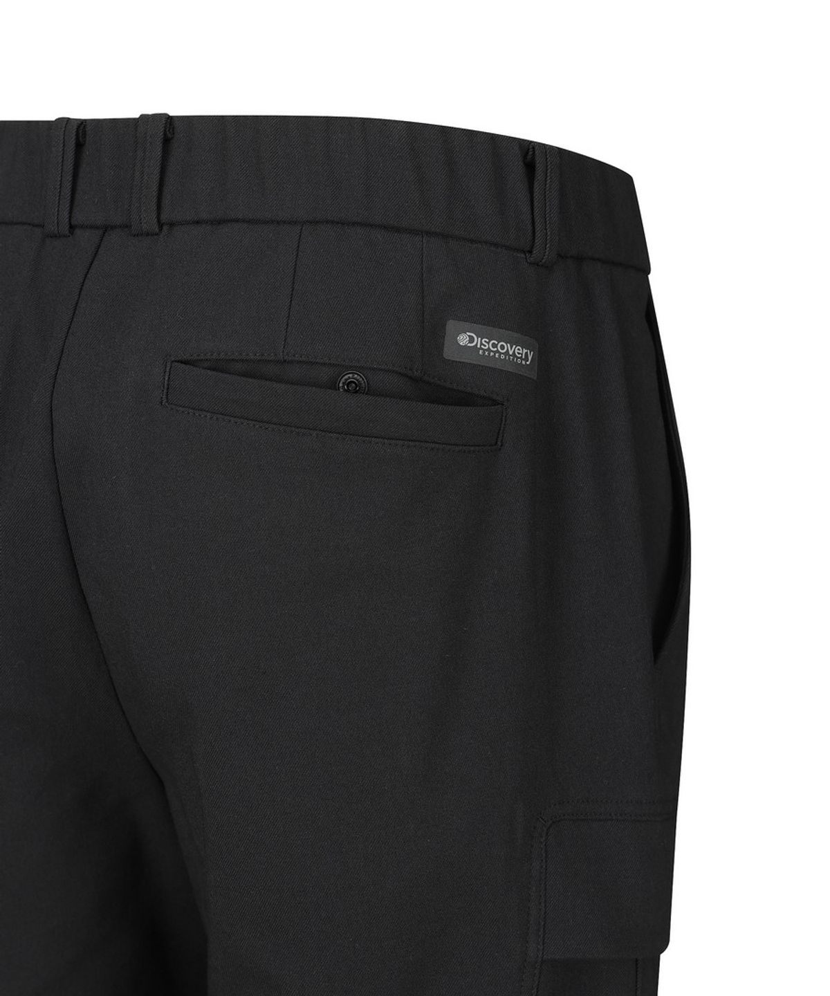 디스커버리 익스페디션(DISCOVERY EXPEDITION) 남성 기모 테이퍼드 카고팬츠 (BLACK)