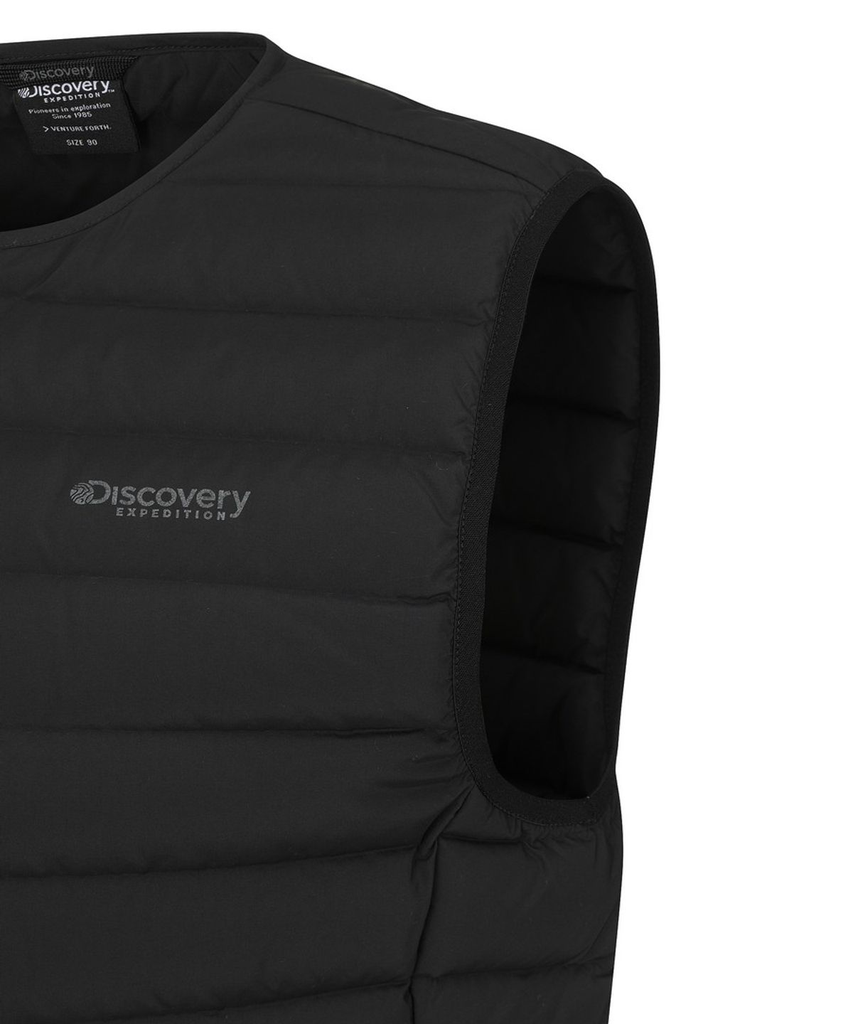 디스커버리 익스페디션(DISCOVERY EXPEDITION) 여성 픽시버 튜브 다운 패딩베스트 (BLACK)