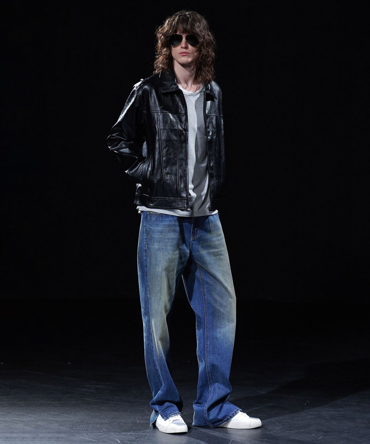 테이크이지(TAKEASY) [DMD] SHANE Straight Denim - Dusty Clay Blue