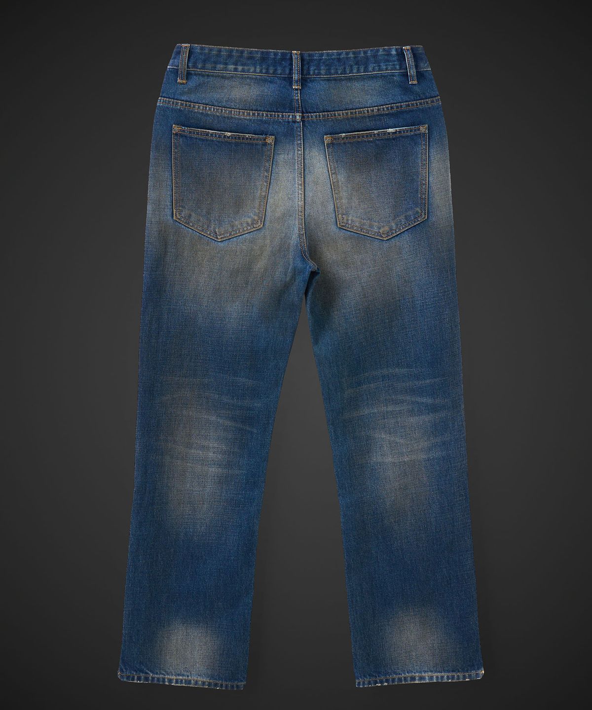테이크이지(TAKEASY) [DMD] SHANE Straight Denim - Dusty Clay Blue