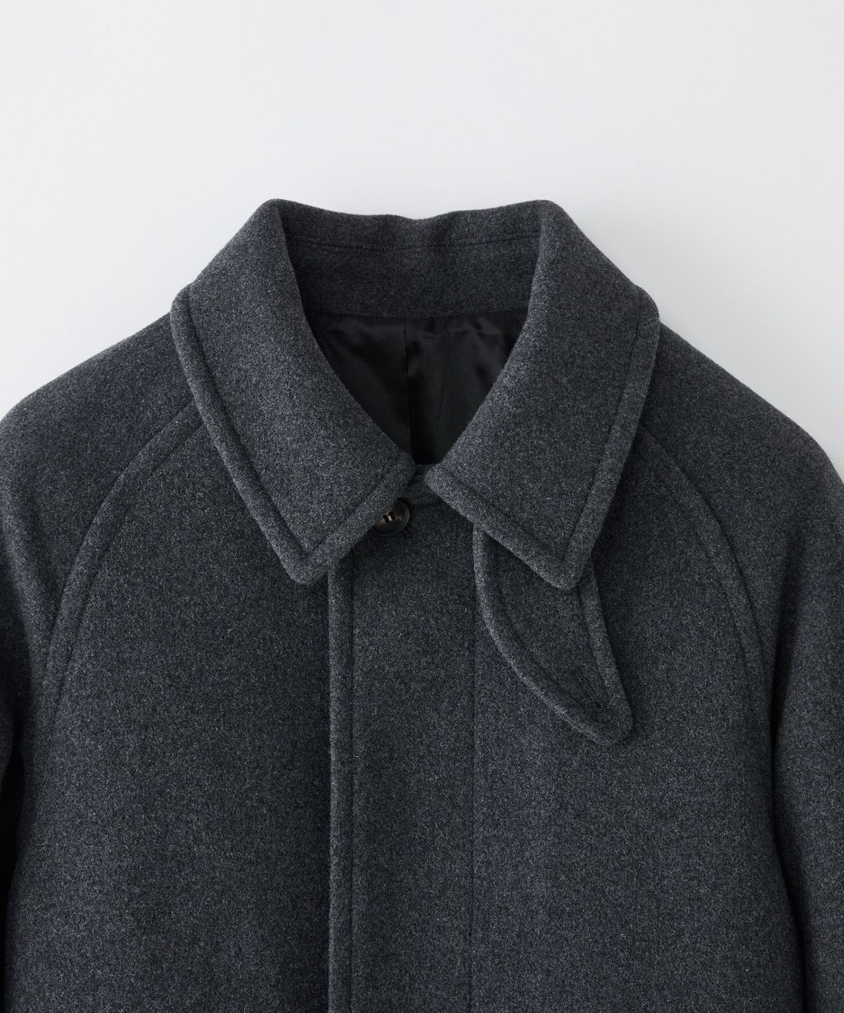에스티코(STCO) DIEMS 발마칸 아웃포켓 WOOL 코트_다크 그레이_LCTVD61OSG