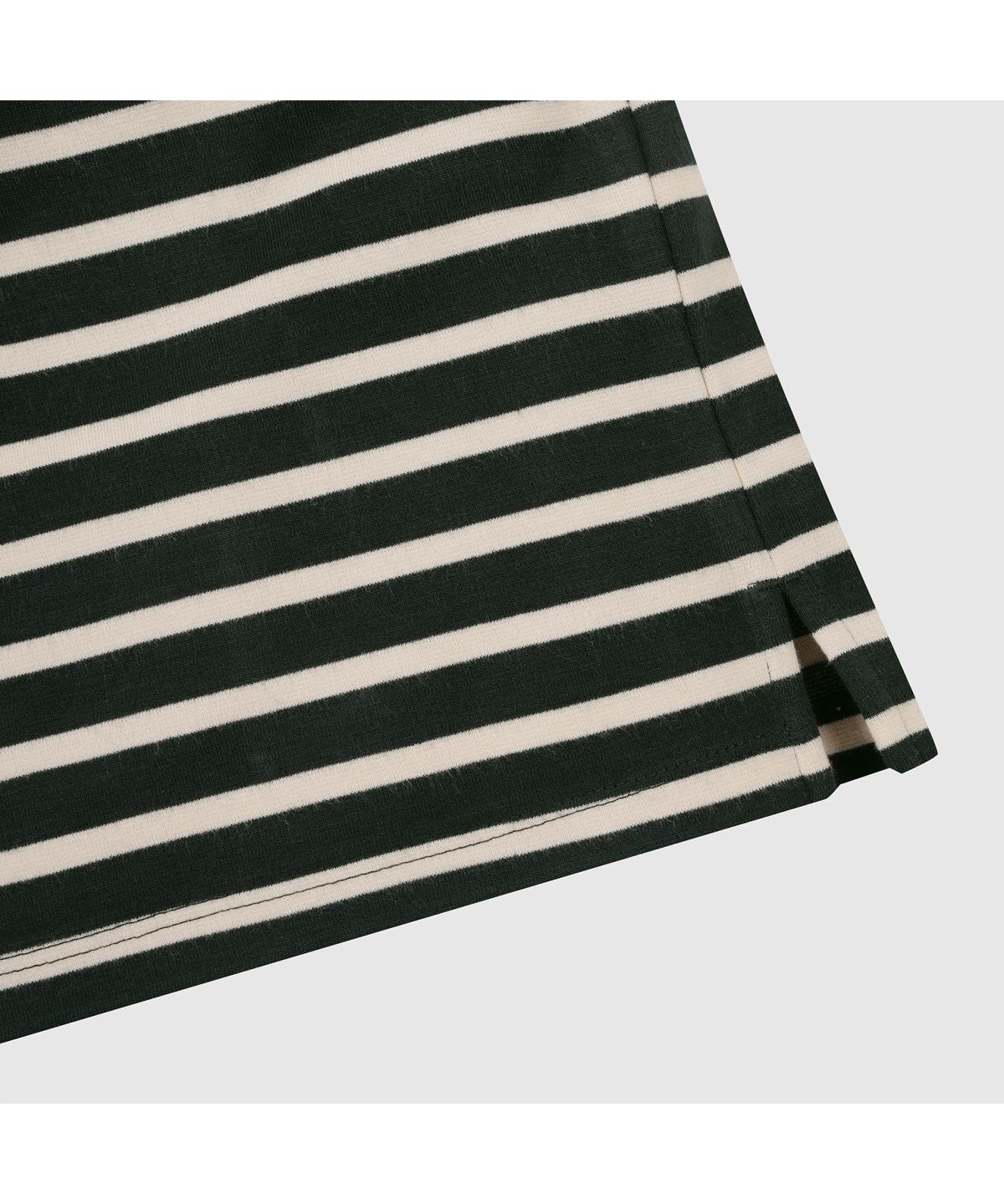골든베어(GOLDEN BEAR) (여성) Striped Ponte Collar T-shirt G5TAW26007GRX