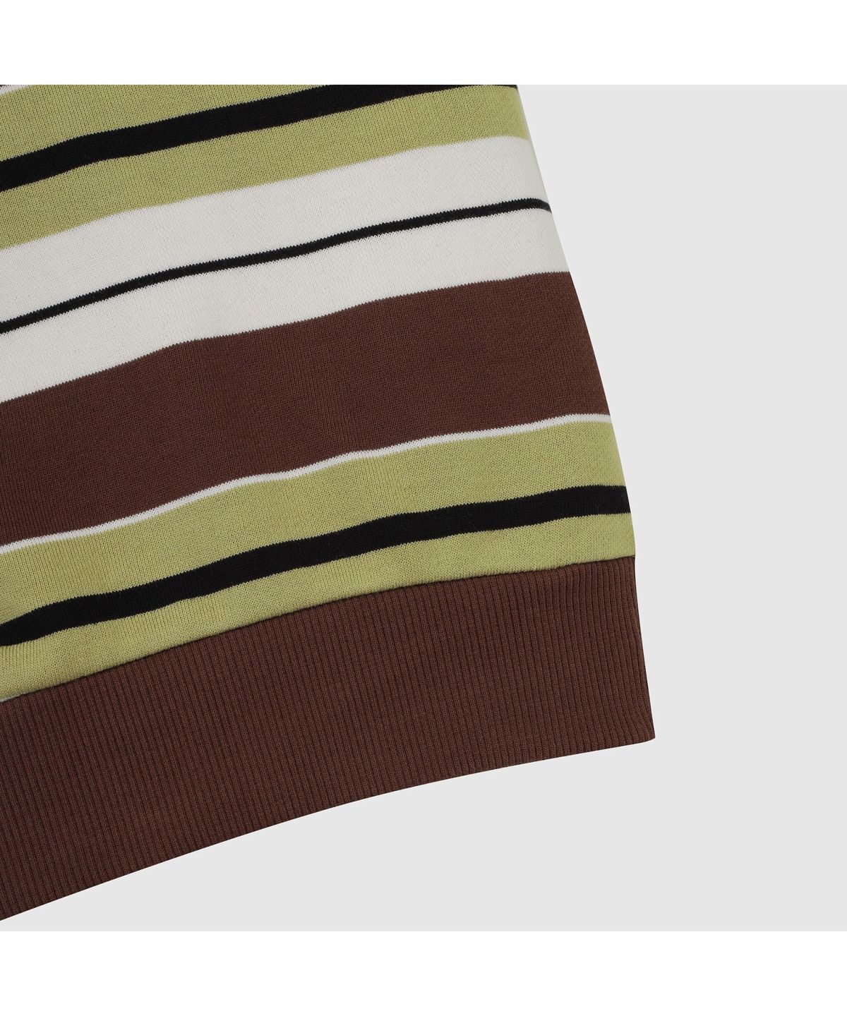 골든베어(GOLDEN BEAR) (여성) Stripe Half Zip-up T-shirt G5TAW26002BRX