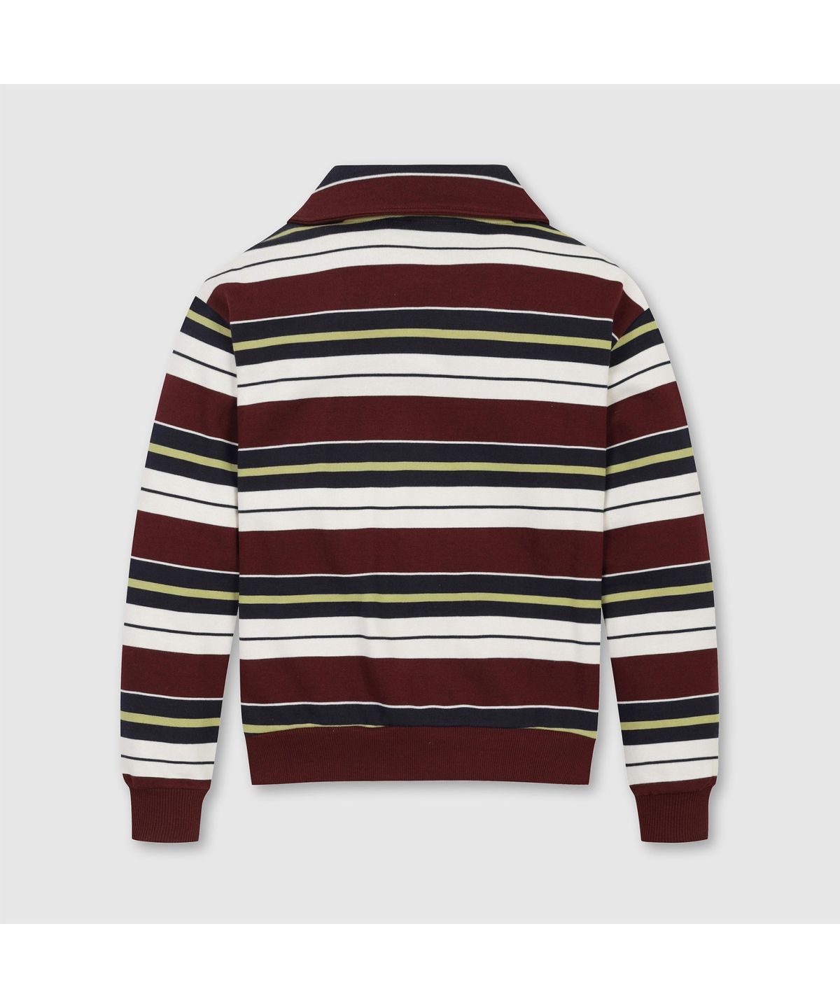 골든베어(GOLDEN BEAR) (여성) Stripe Half Zip-up T-shirt G5TAW26002WIX