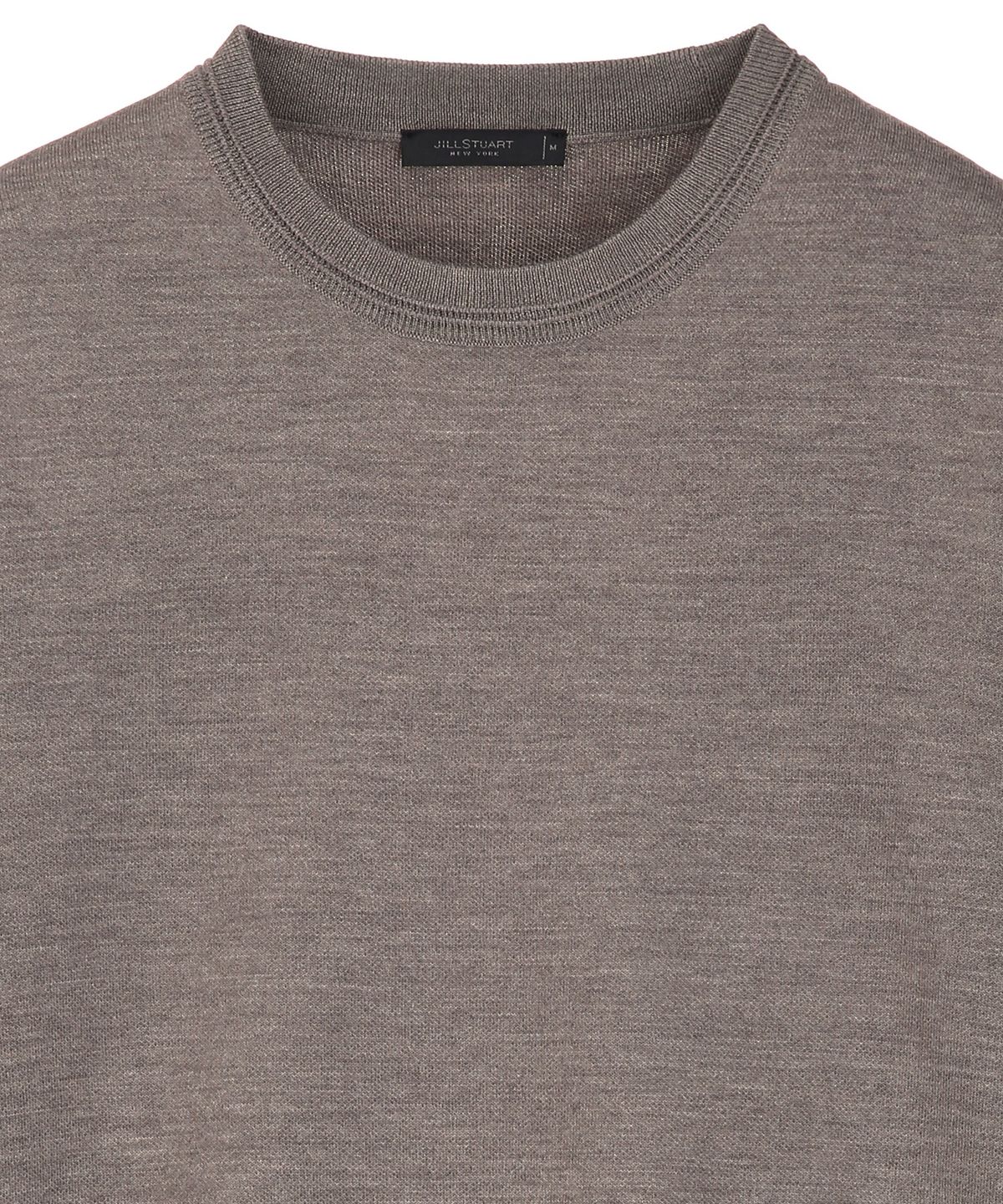 질스튜어트뉴욕 맨(JILLSTUART NEWYORK MEN) 울 크루넥 롱슬리브 니트 - 브라운 (JNSW6D101W2)